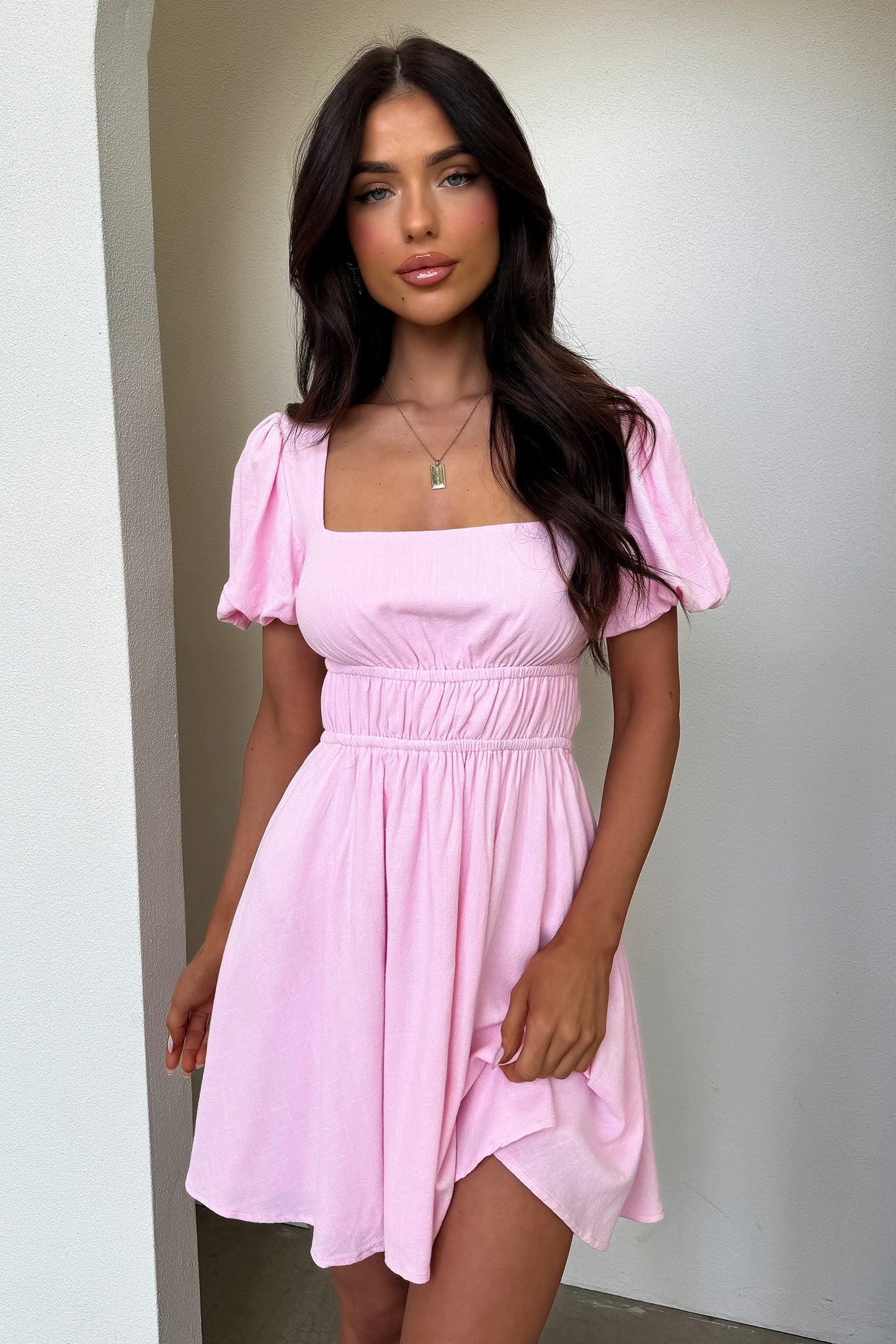 Whitney Dress - Pink - XNAUWBI