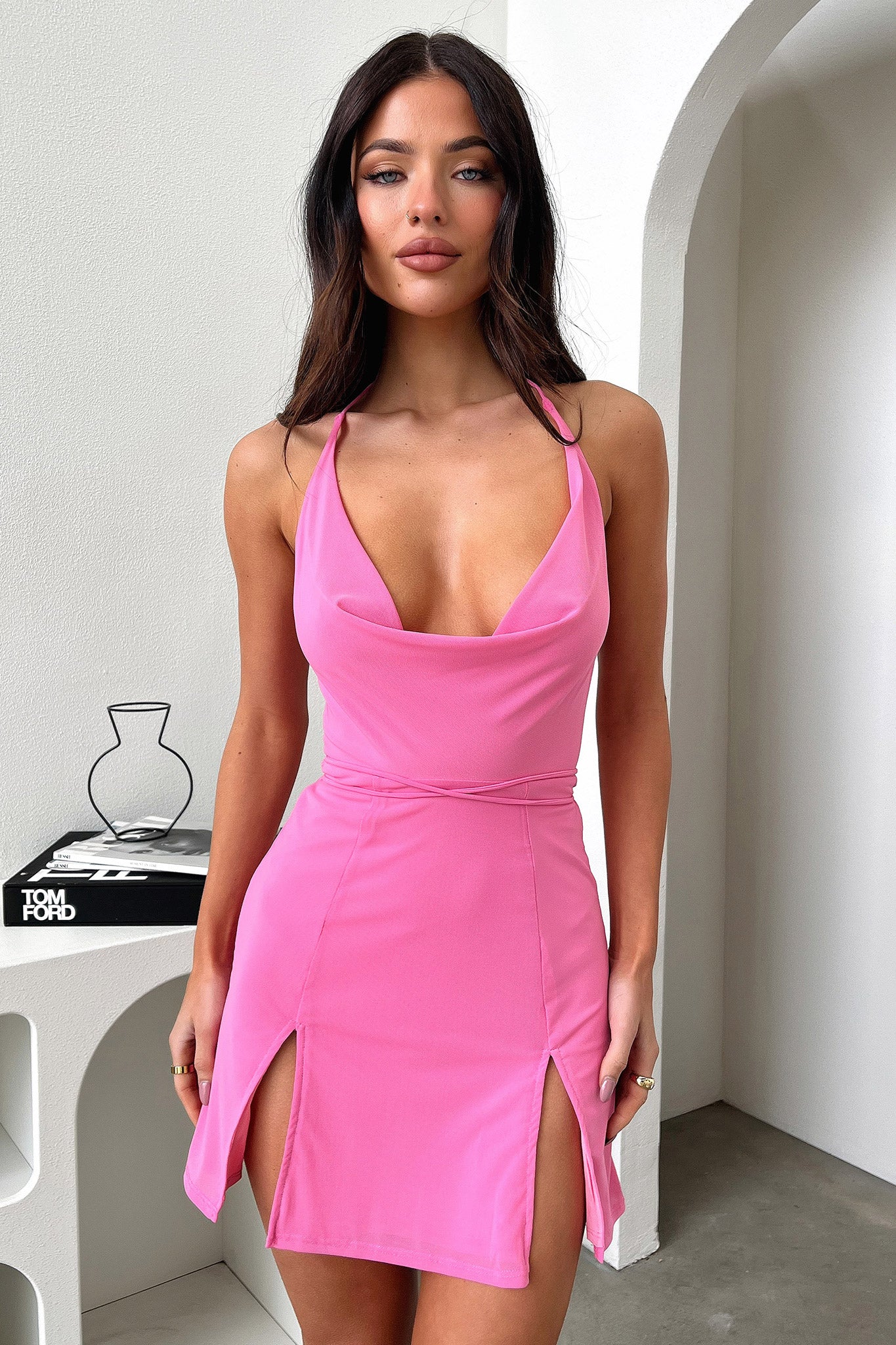 Zaylee Dress - Pink - XNAUWBI