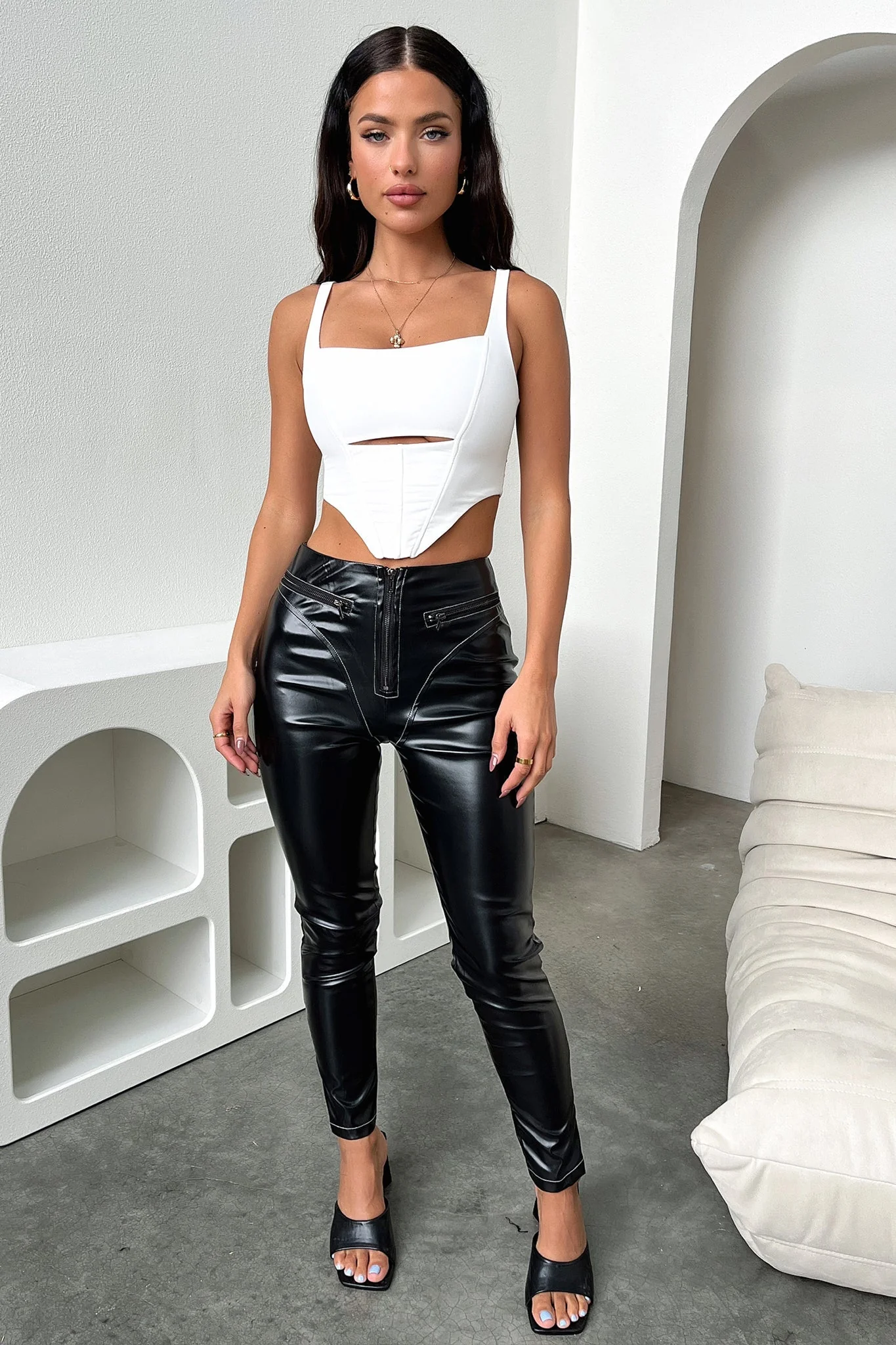 Montello Pants - Black PU - XNAUWBI