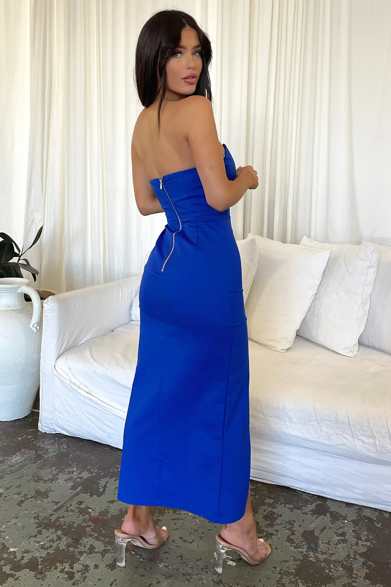 Lane Maxi Dress - Royal Blue - XNAUWBI