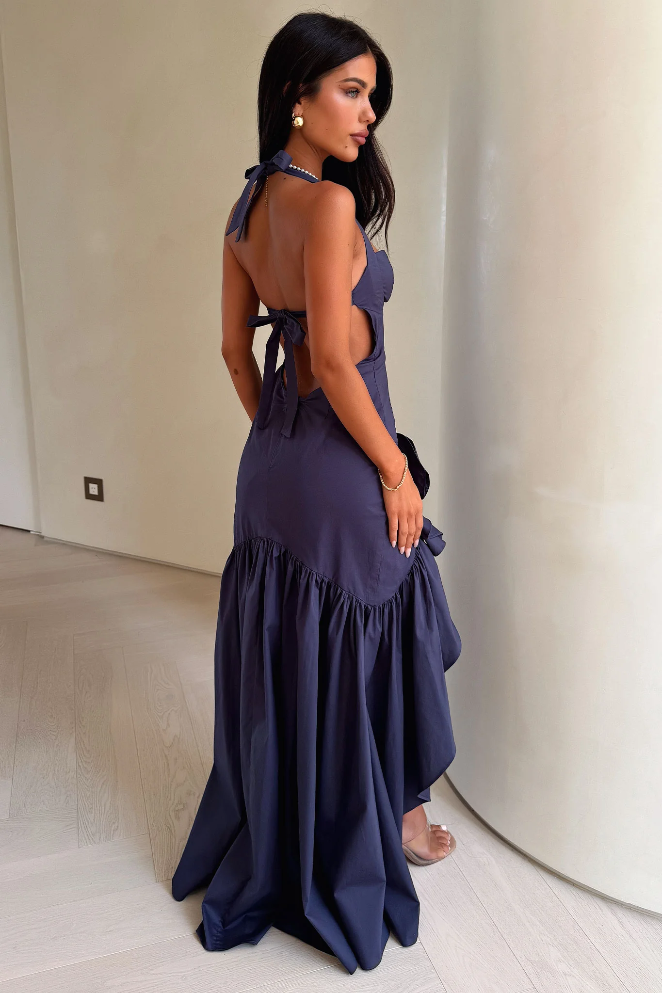 Neva Maxi Dress - Navy - XNAUWBI
