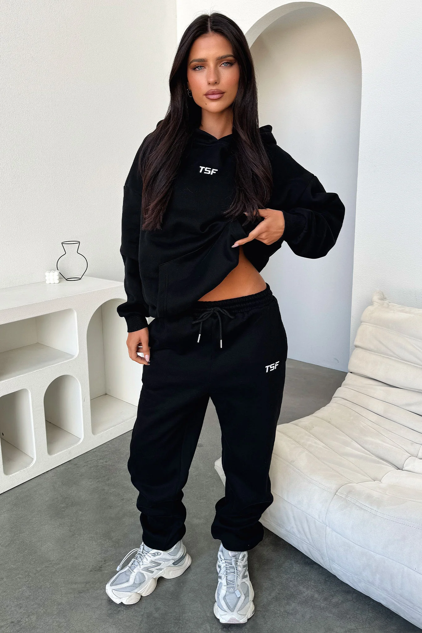 Kaztek Sweatpants - Black - XNAUWBI