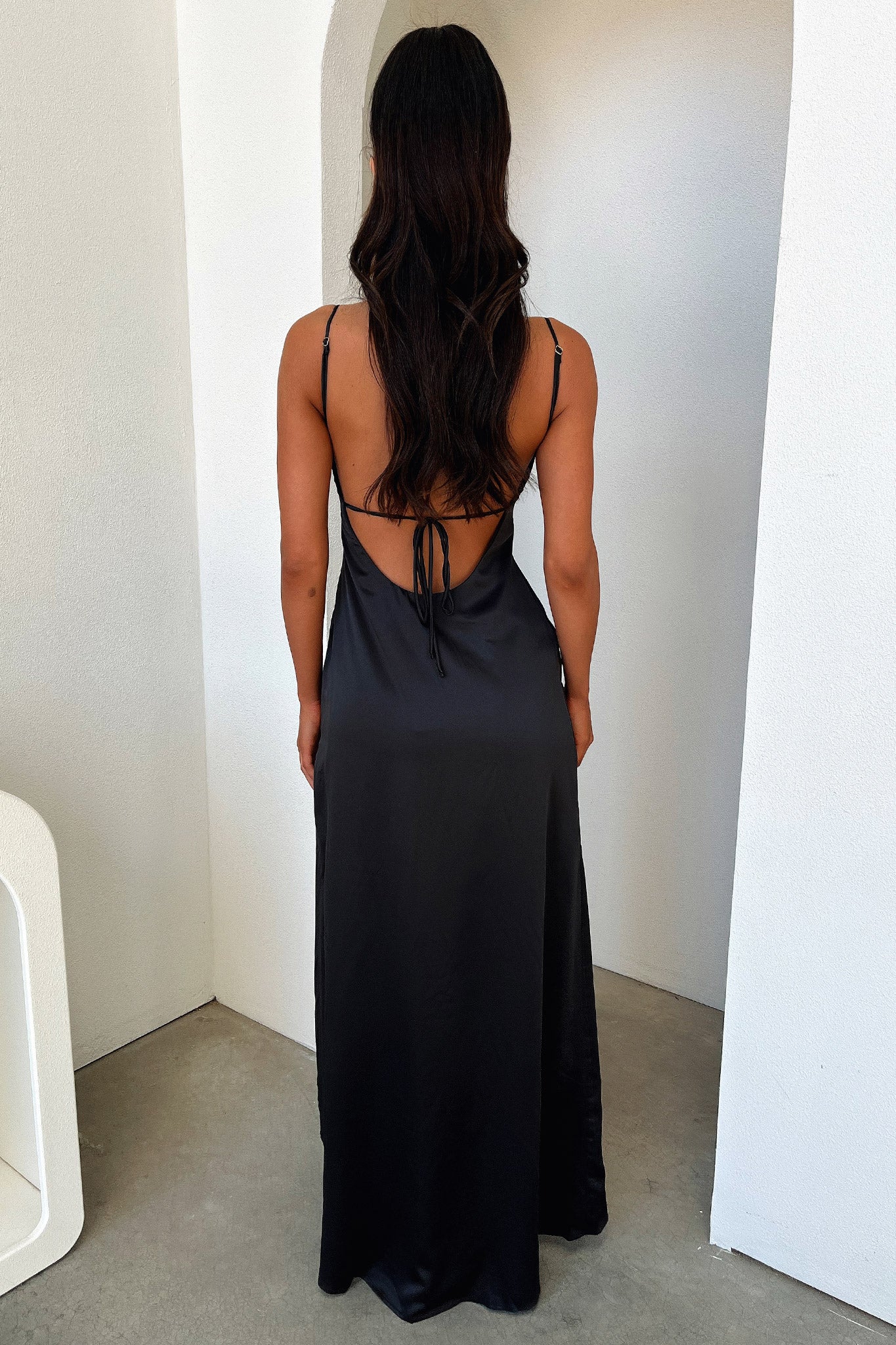 Sarcia Maxi Dress - Black - XNAUWBI