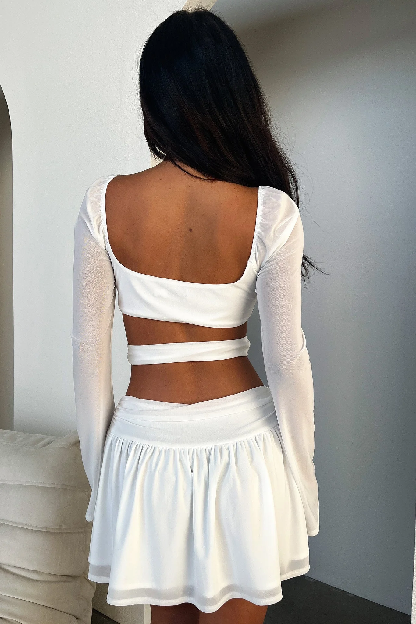 Ileana Dress - White - XNAUWBI