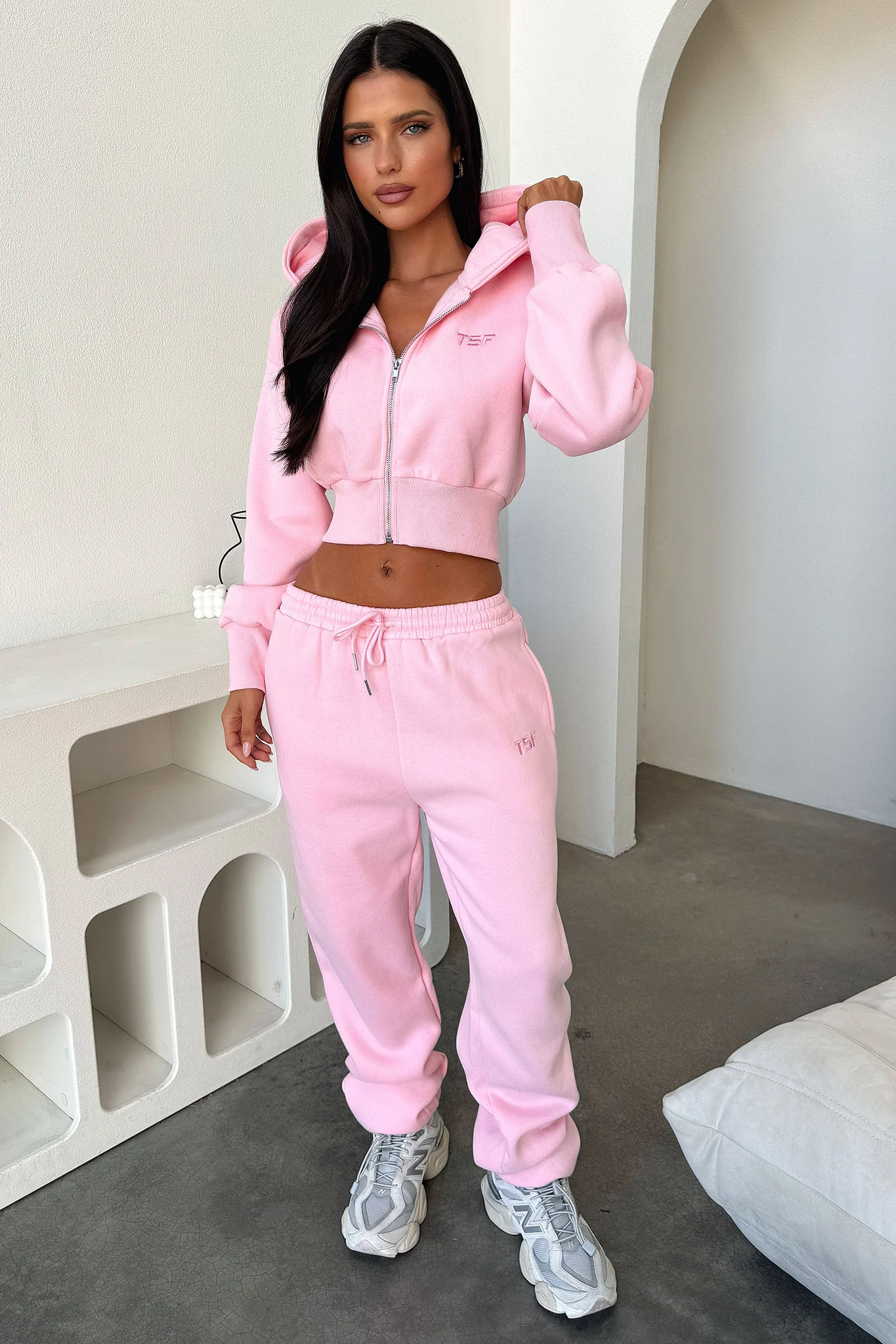 Kaztek Cropped Jacket - Pink - XNAUWBI