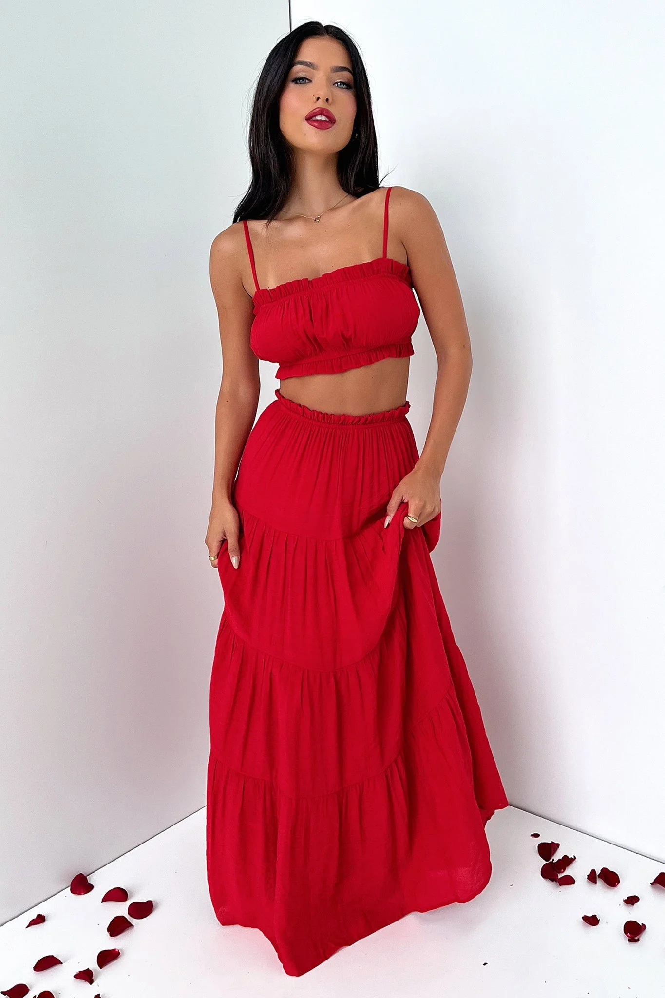 Selina Crop - Red - XNAUWBI