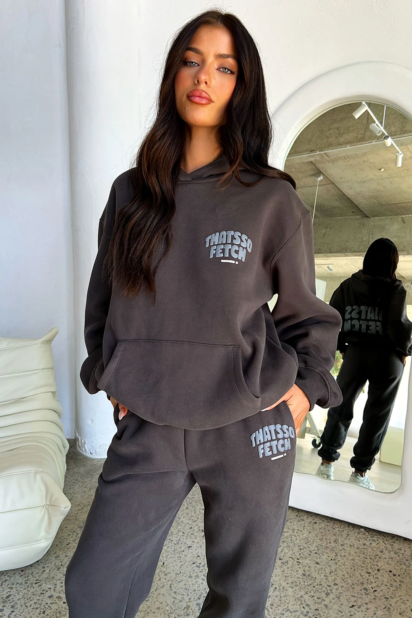 Series 5 Hoodie - Charcoal - XNAUWBI