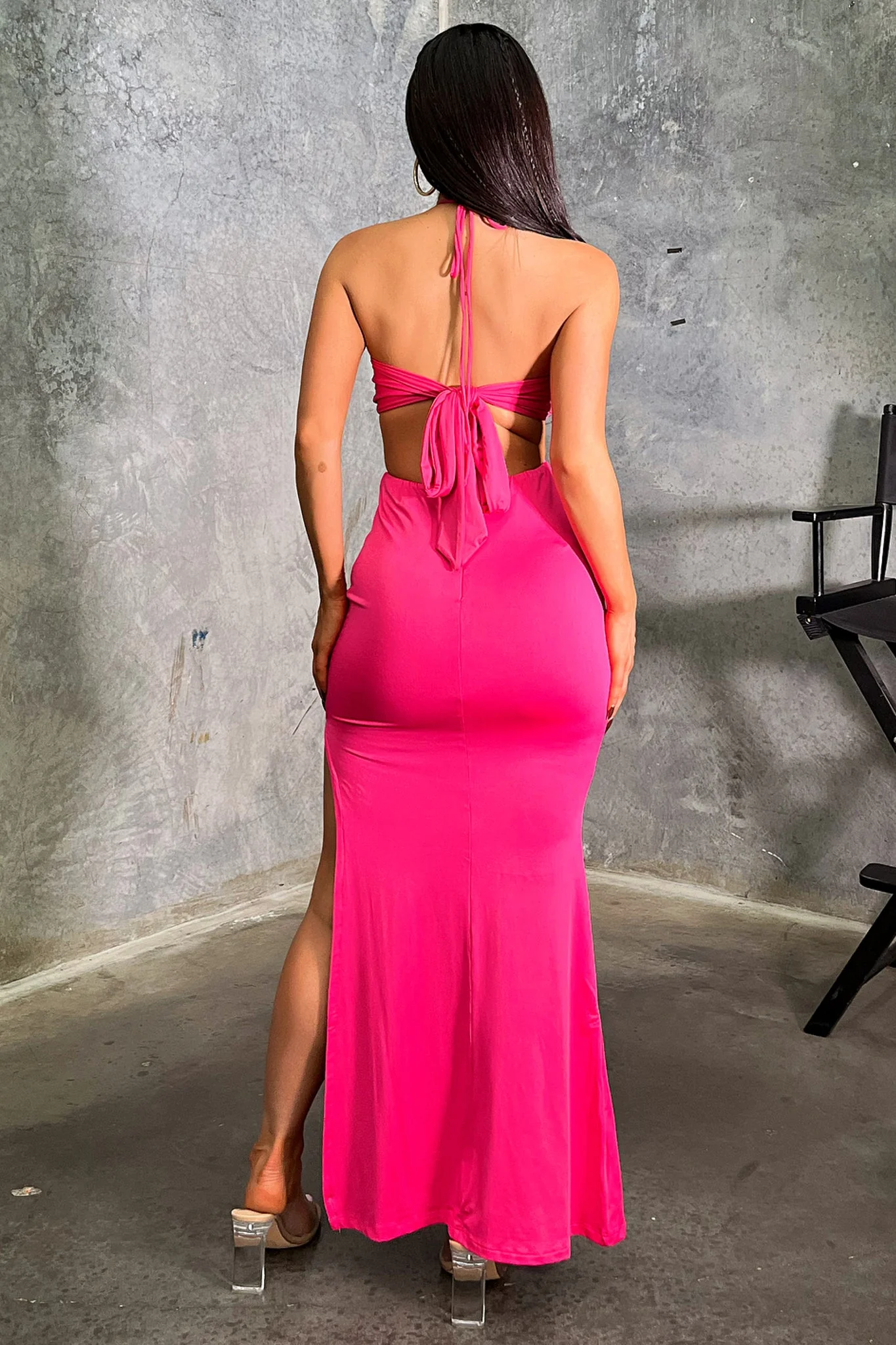 Kaila Maxi Dress - Hot Pink - XNAUWBI