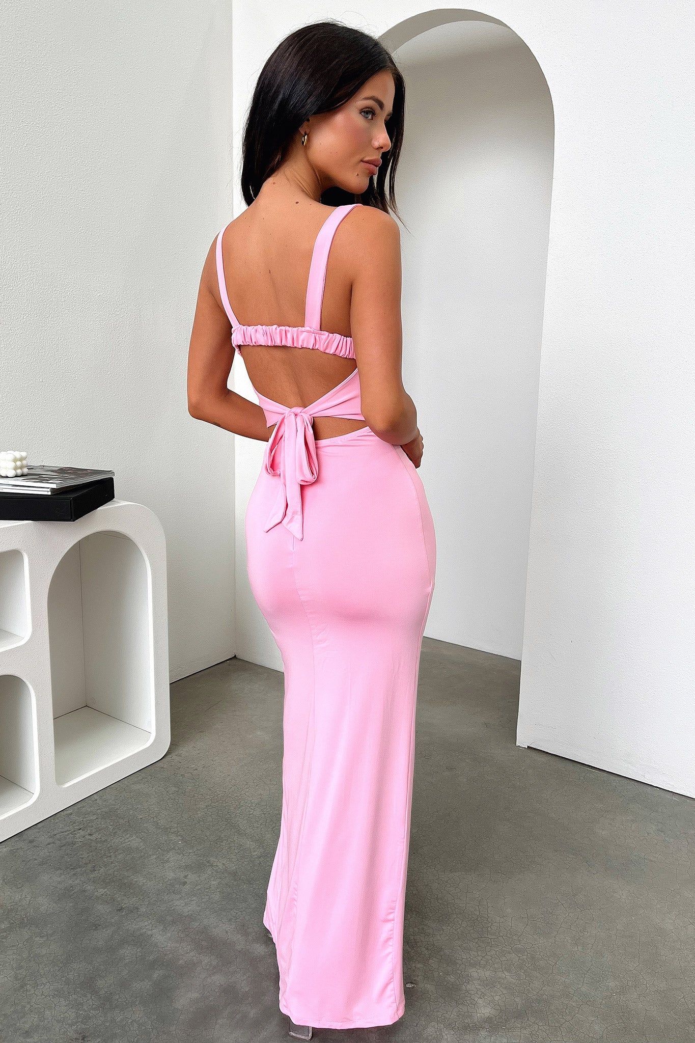 Calvary Maxi Dress - Pink - XNAUWBI