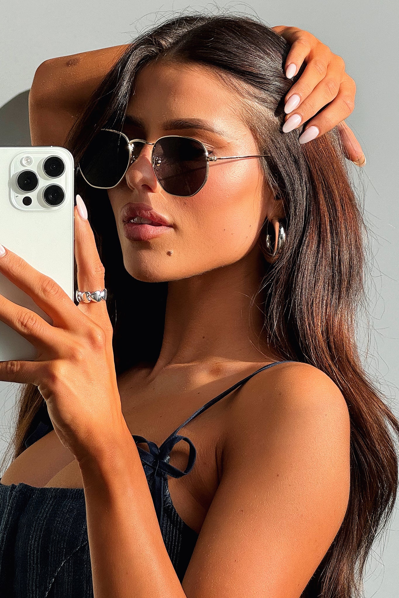 Cillian Sunglasses - Gold/Black - XNAUWBI