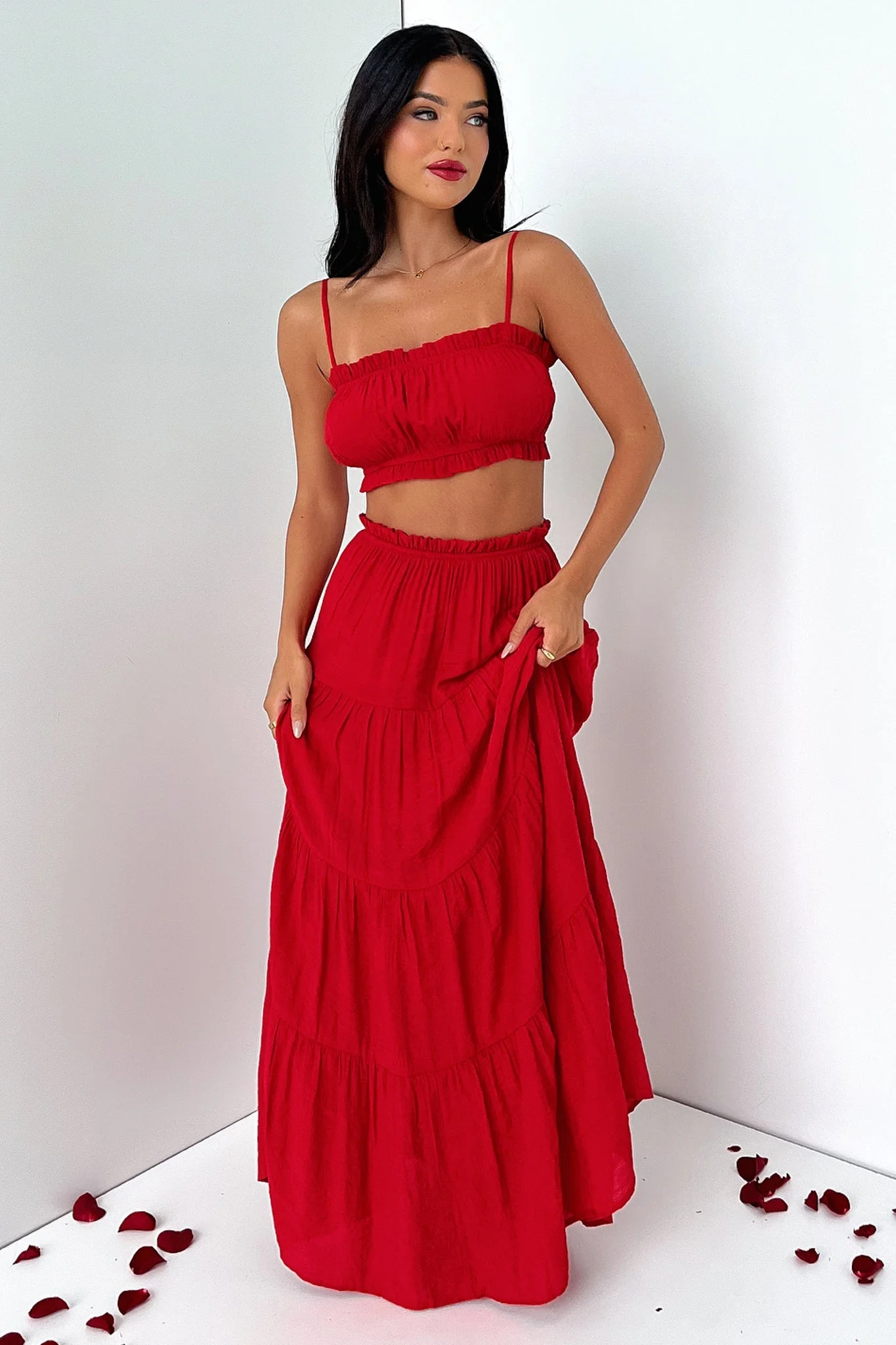 Selina Crop - Red - XNAUWBI