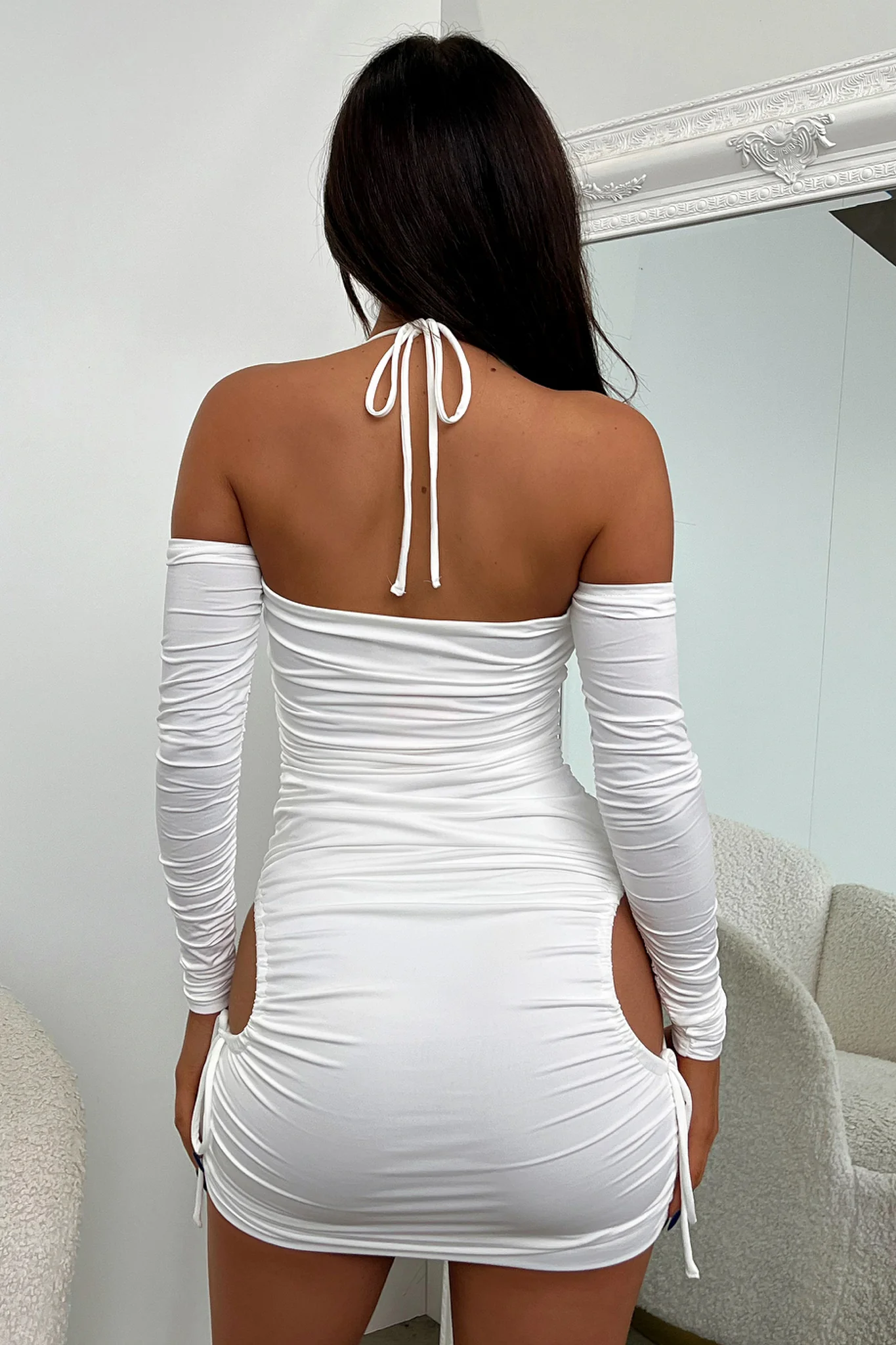 Zafine Dress - White - XNAUWBI