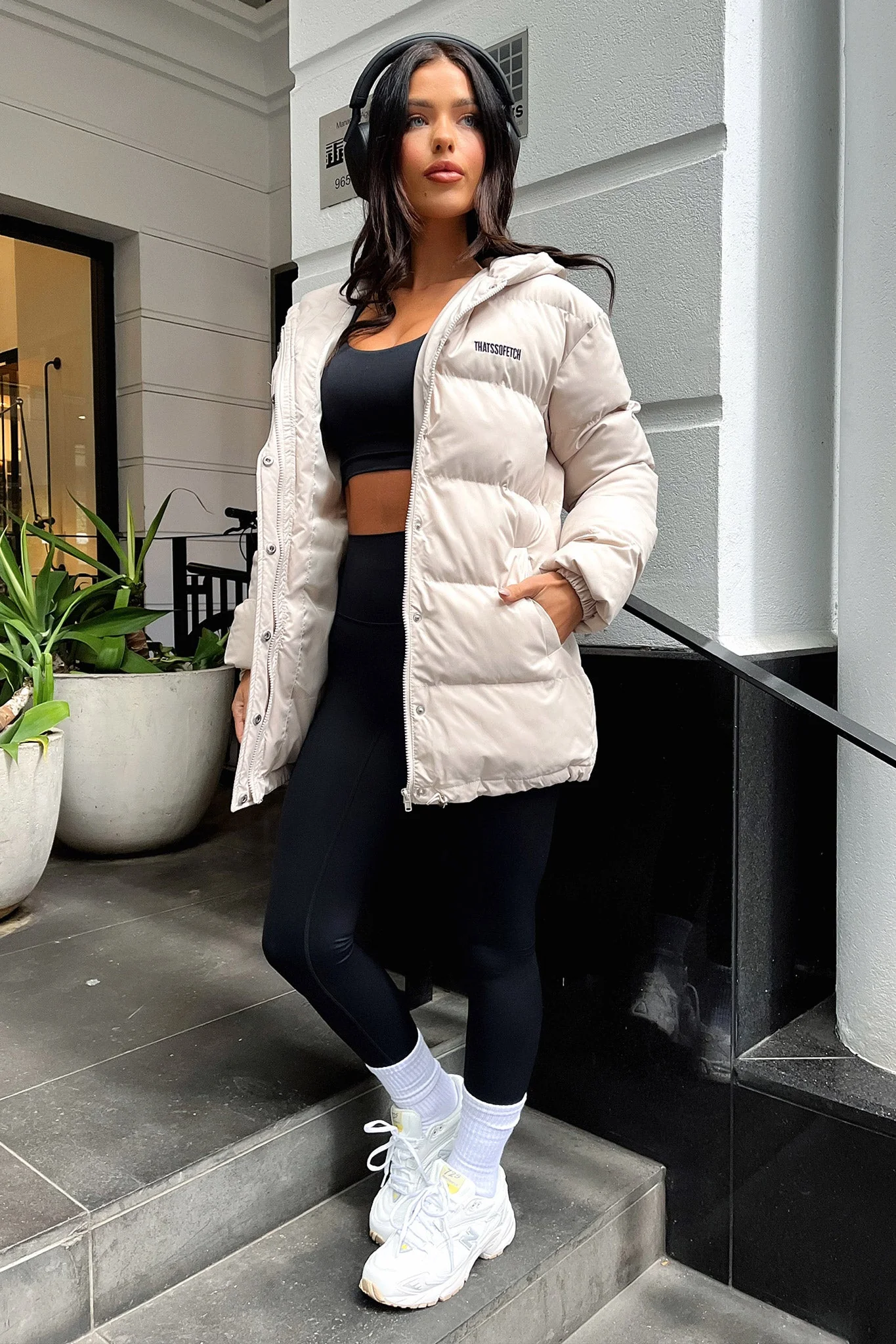 Julian Puffer Jacket - Bone - XNAUWBI