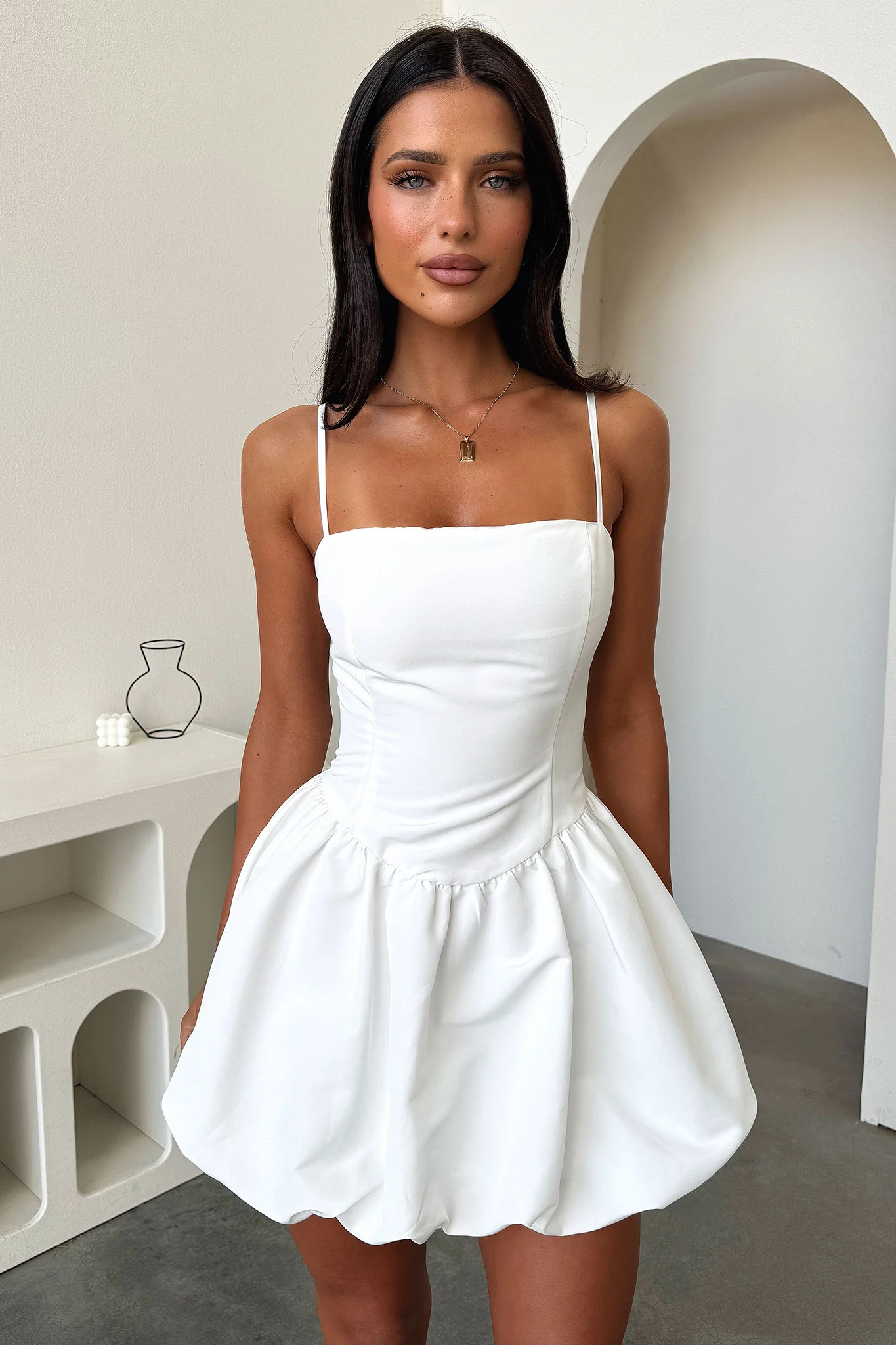 Albin Dress - White - XNAUWBI
