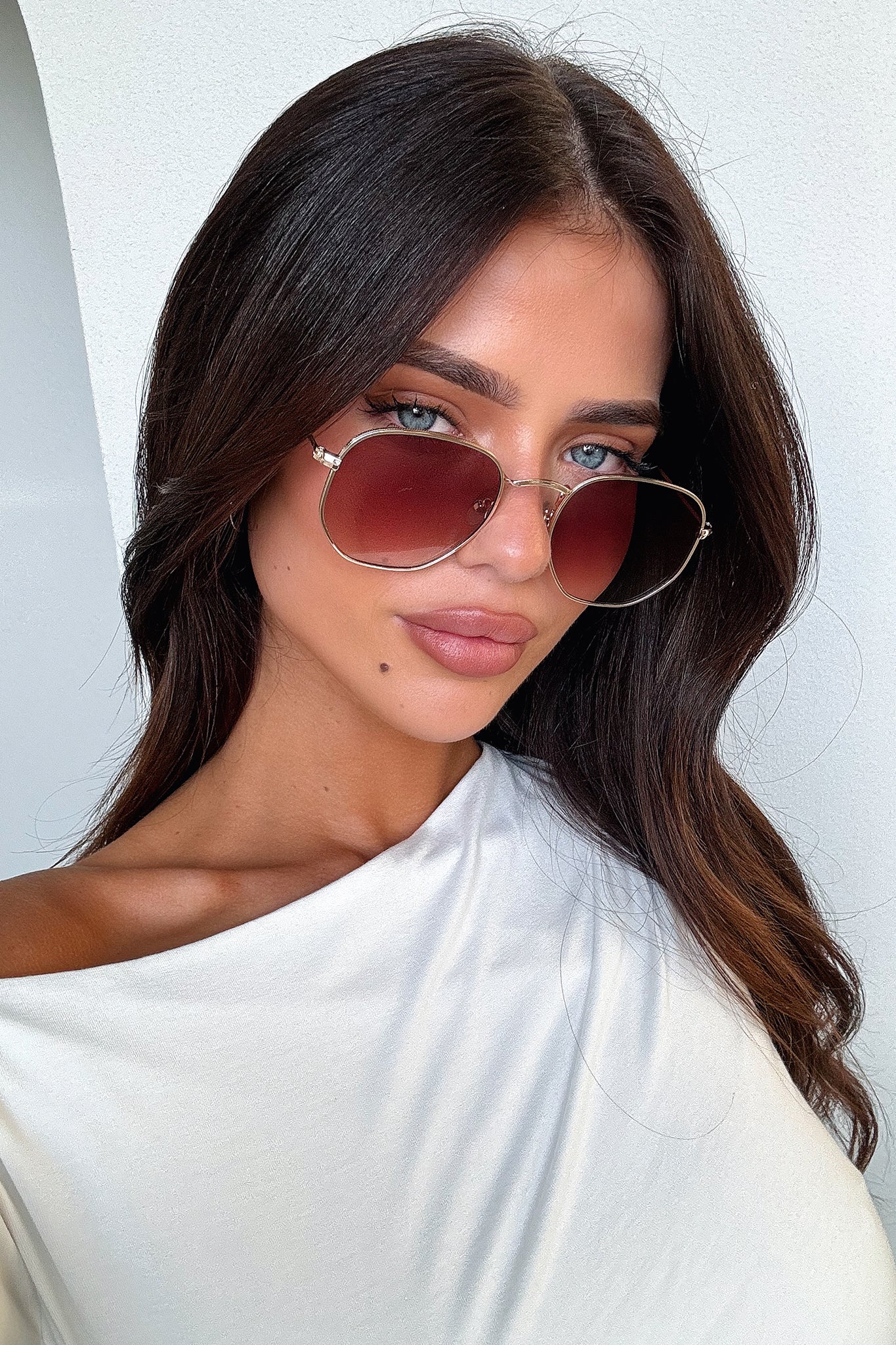 Cillian Sunglasses - Gold/Brown Gradient - XNAUWBI