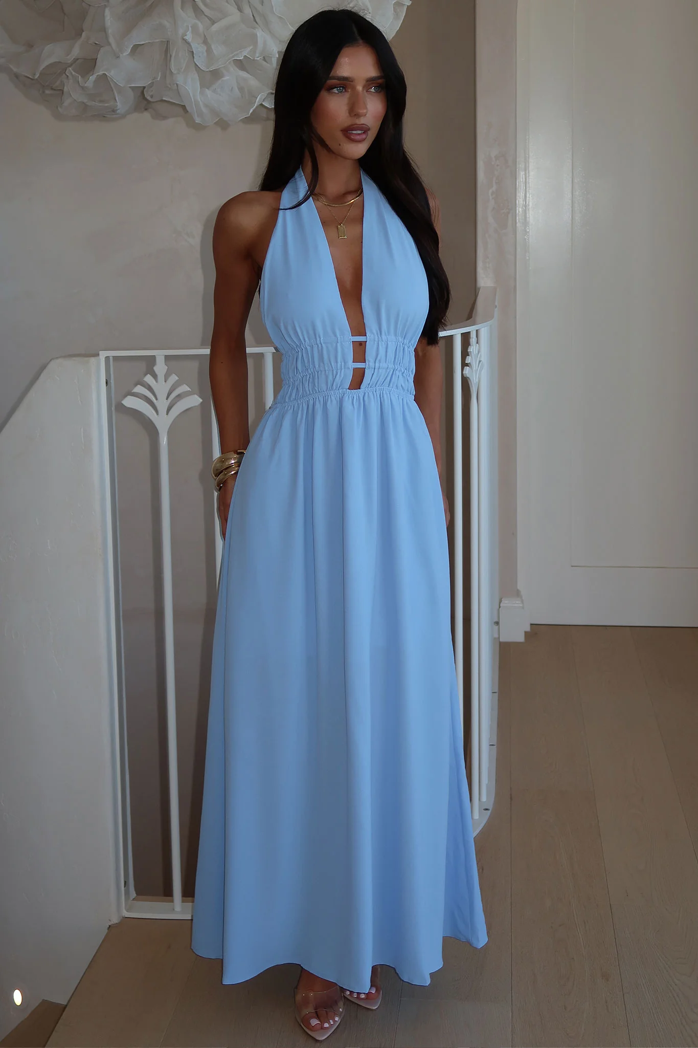 Arien Maxi Dress - Blue - XNAUWBI
