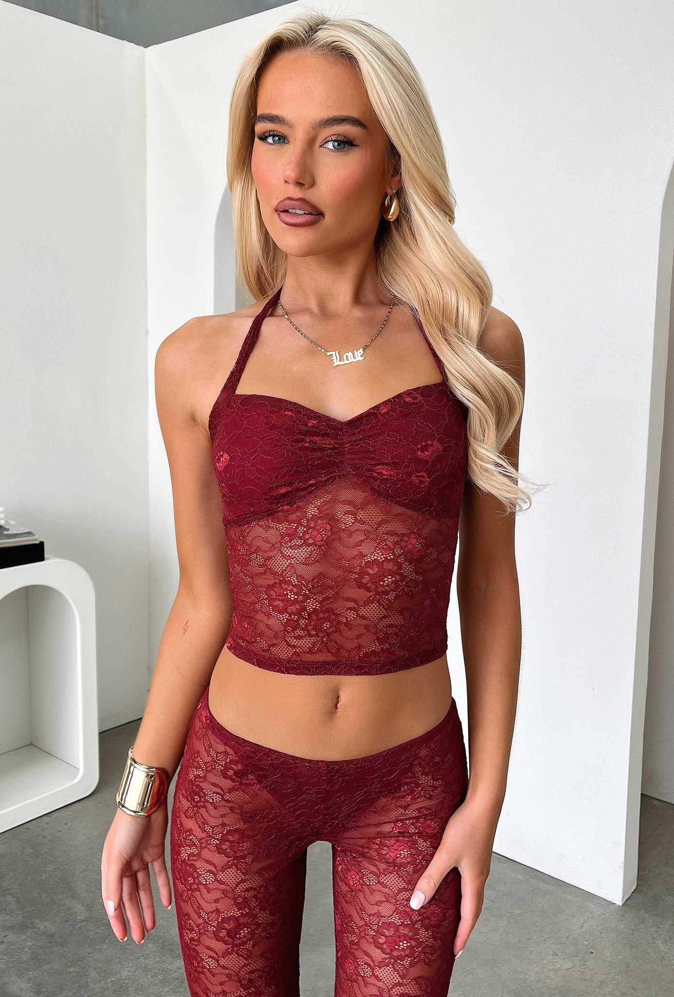 Melina Pants - Burgundy - XNAUWBI