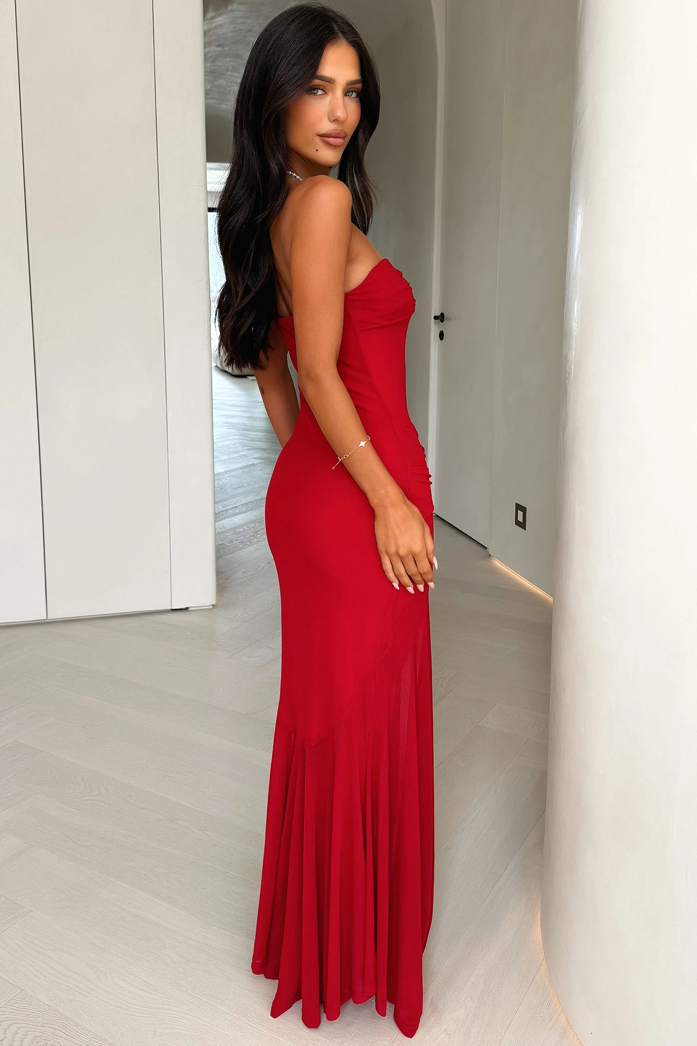 Tasmin Maxi Dress - Red - XNAUWBI