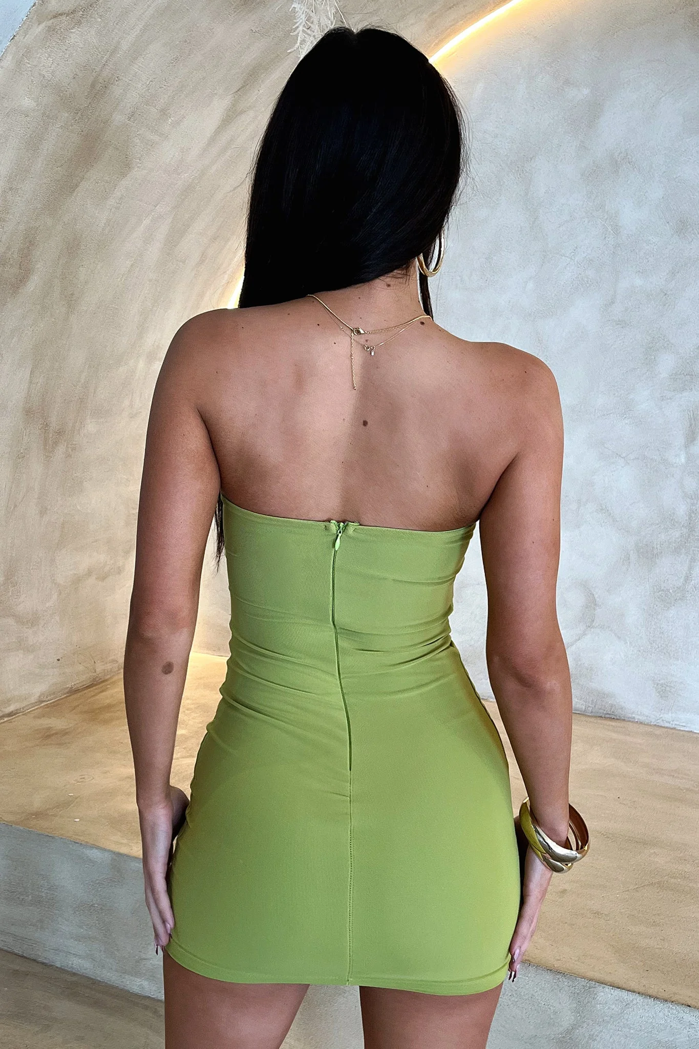 Shyra Dress - Green - XNAUWBI