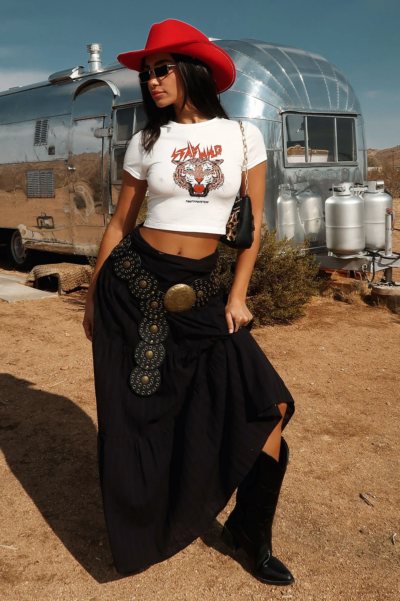 Breeze Maxi Skirt - Black - XNAUWBI