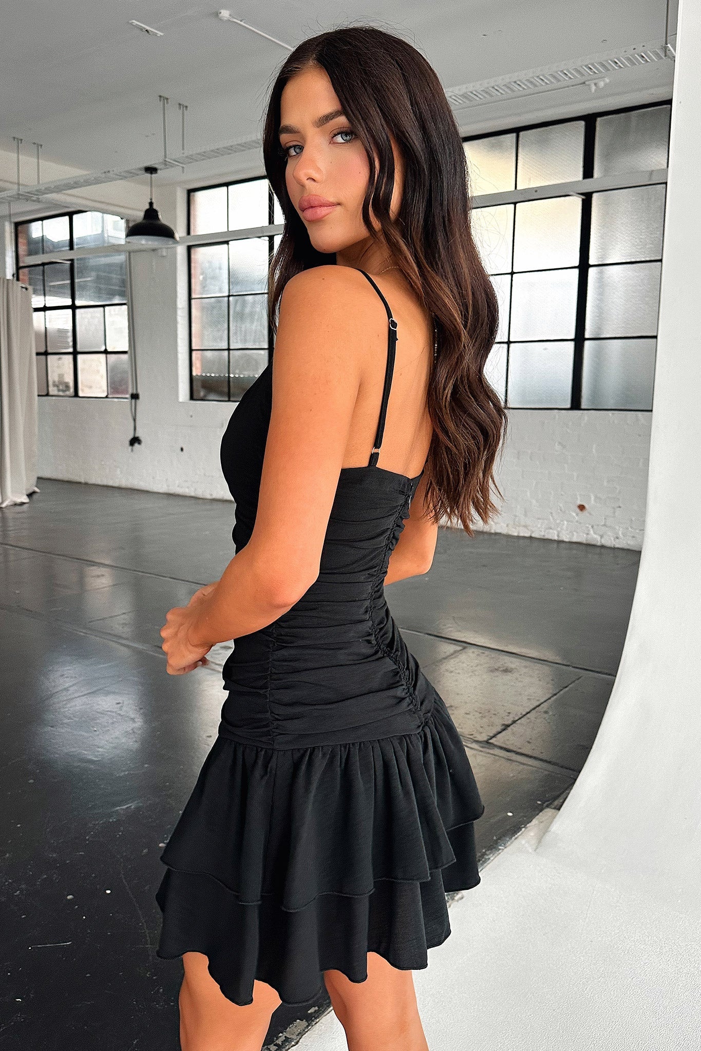 Alison Mini Dress - Black - XNAUWBI