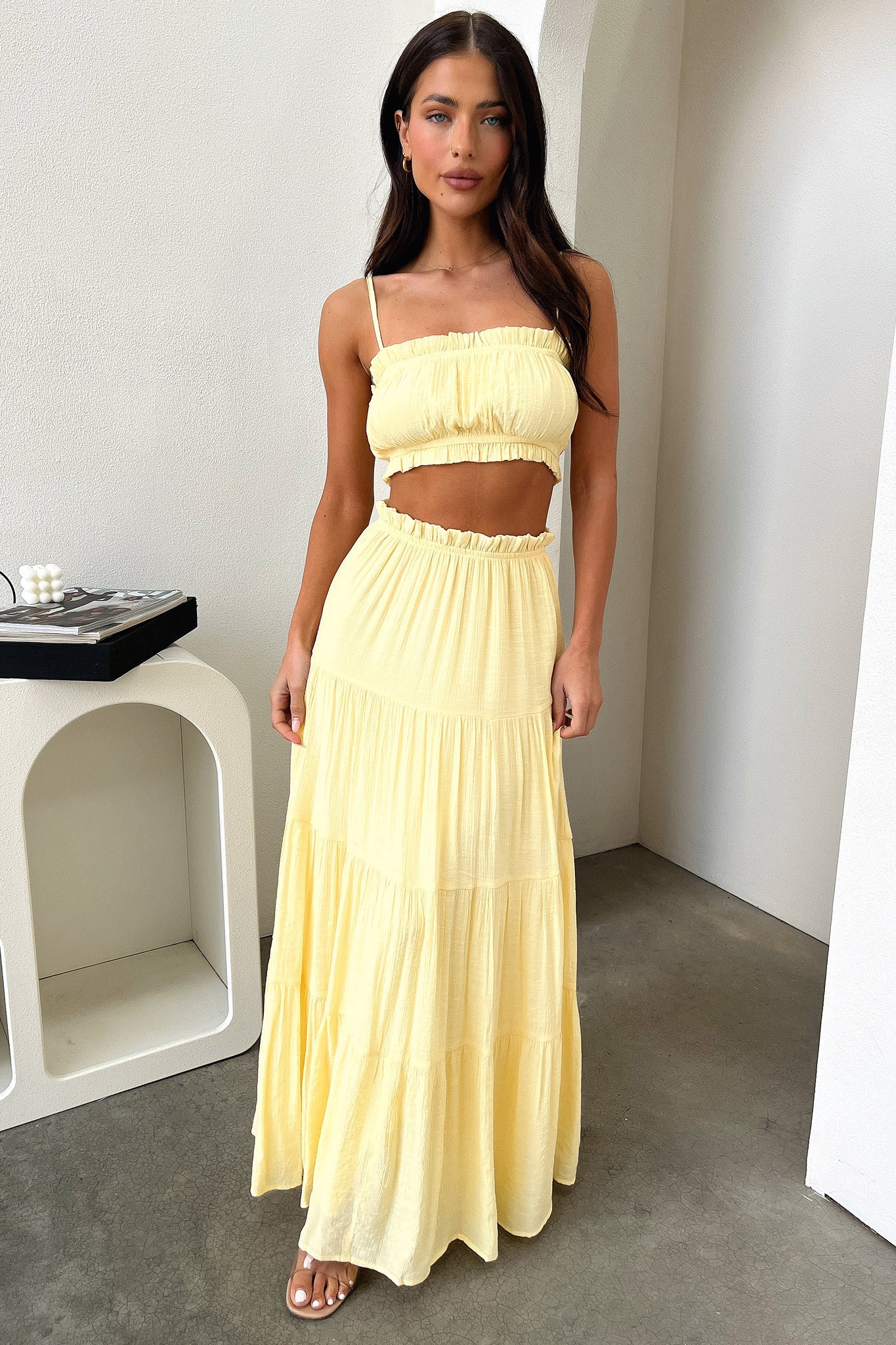 Selina Crop - Yellow - XNAUWBI