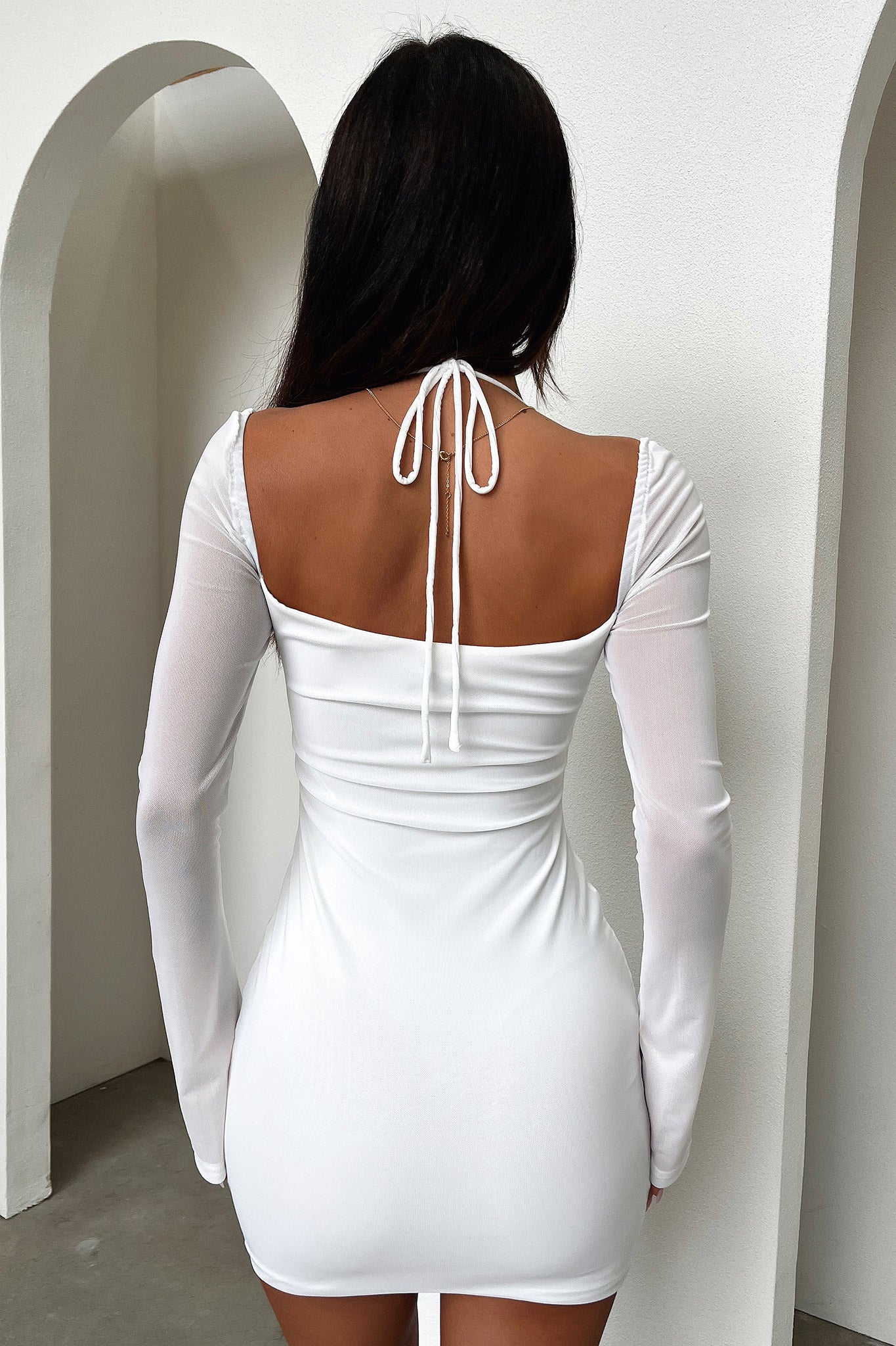 Namari Dress - White - XNAUWBI