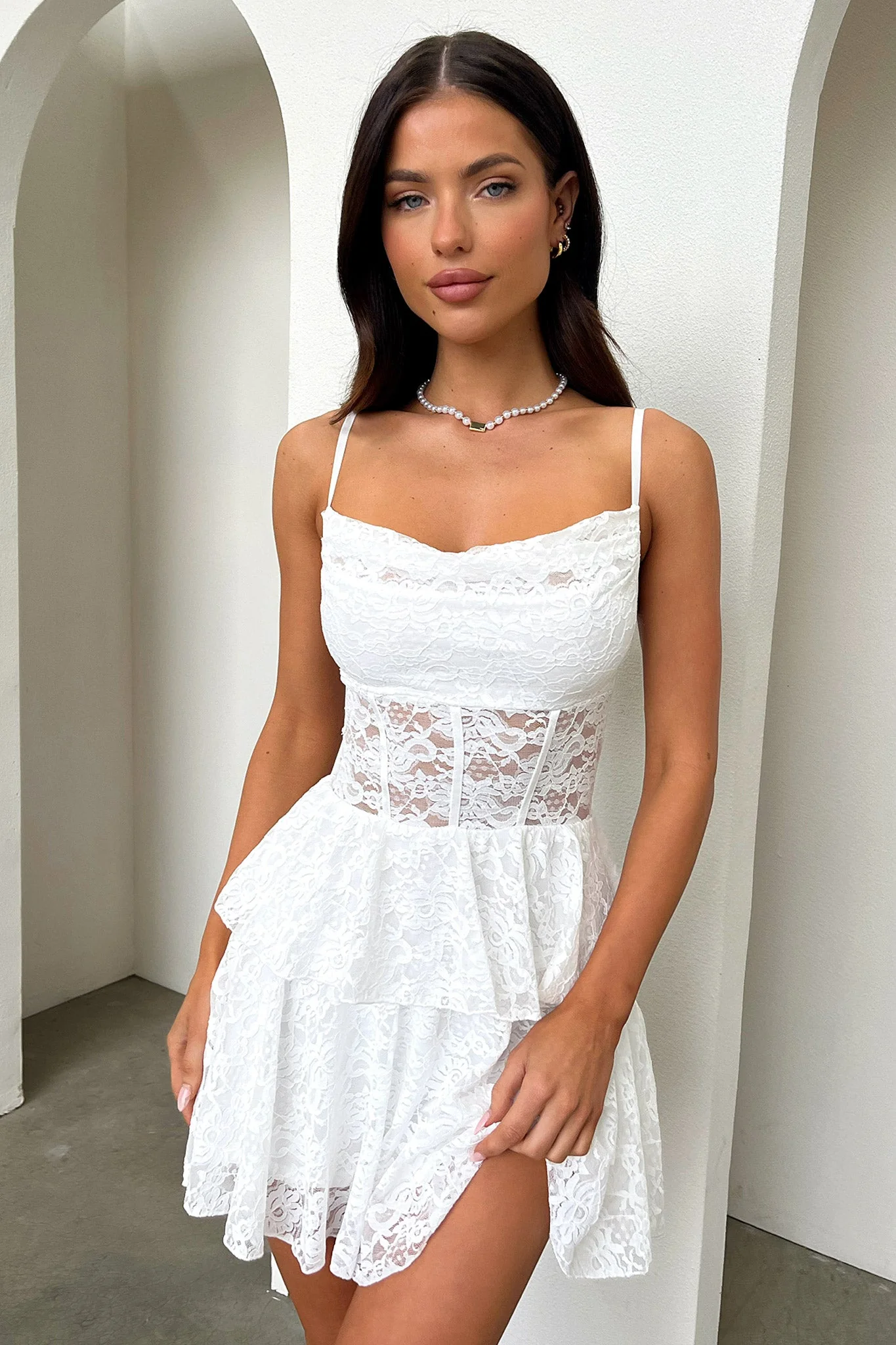 Bloom Dress - White - XNAUWBI