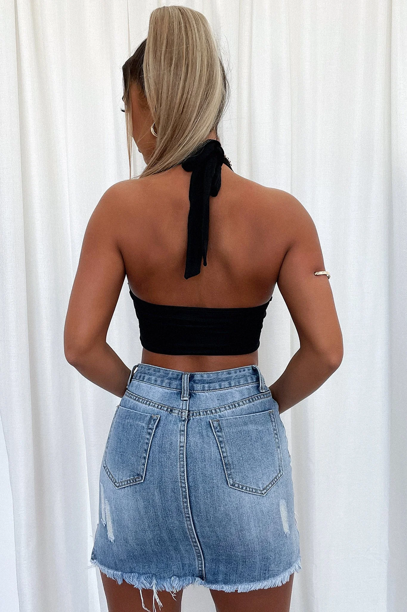 Dargon Denim Skirt - XNAUWBI