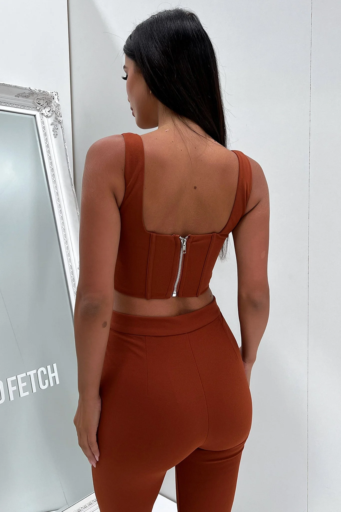 Token Flare Pants - Brown - XNAUWBI