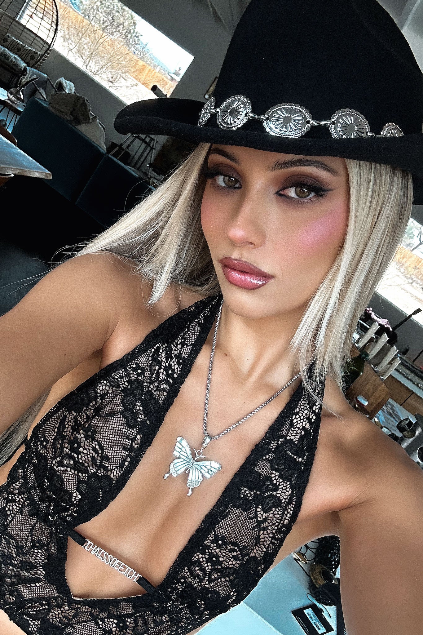 Wyatt Cowboy Hat - Black - XNAUWBI