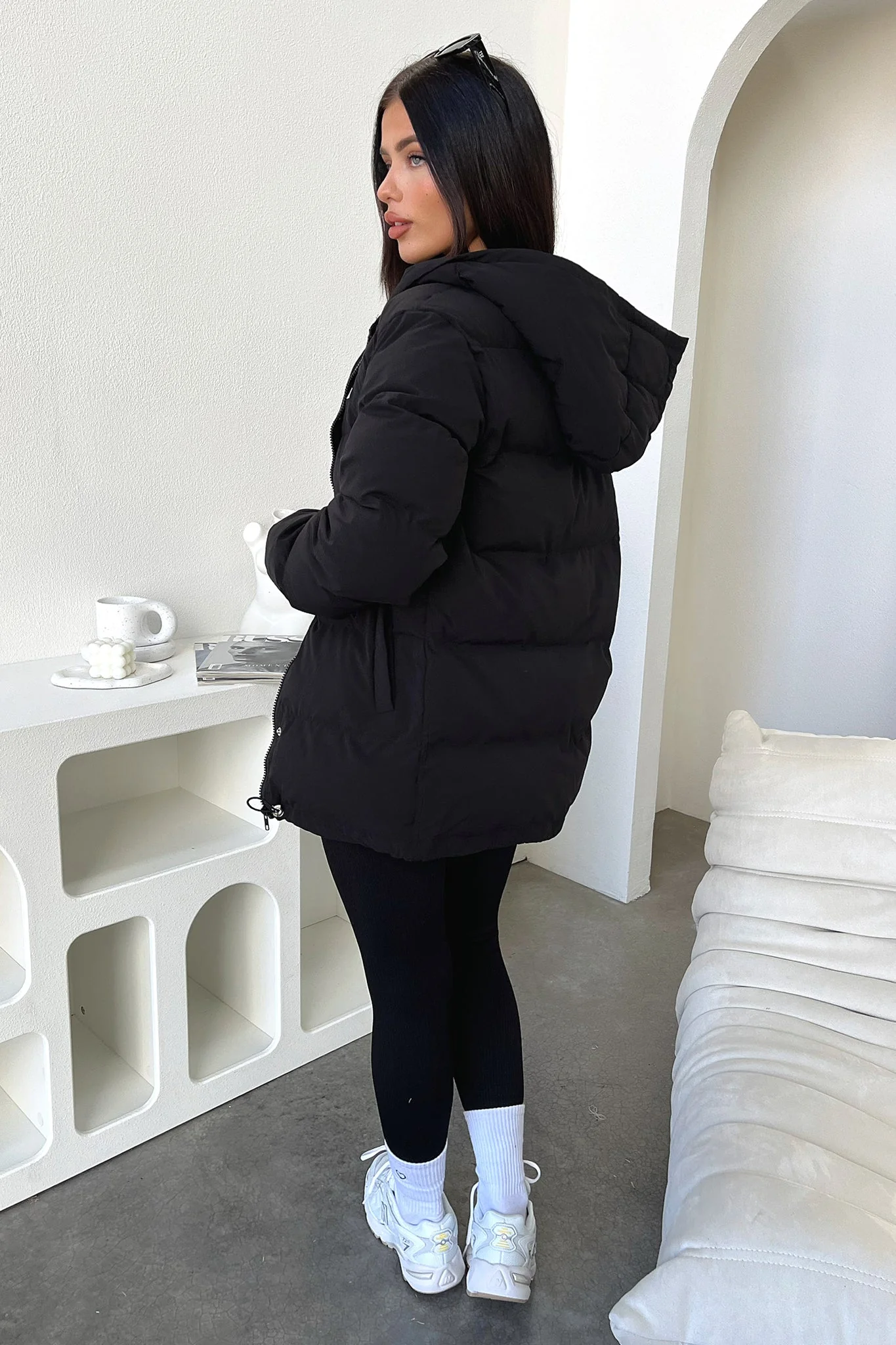 Julian Puffer Jacket - Black - XNAUWBI