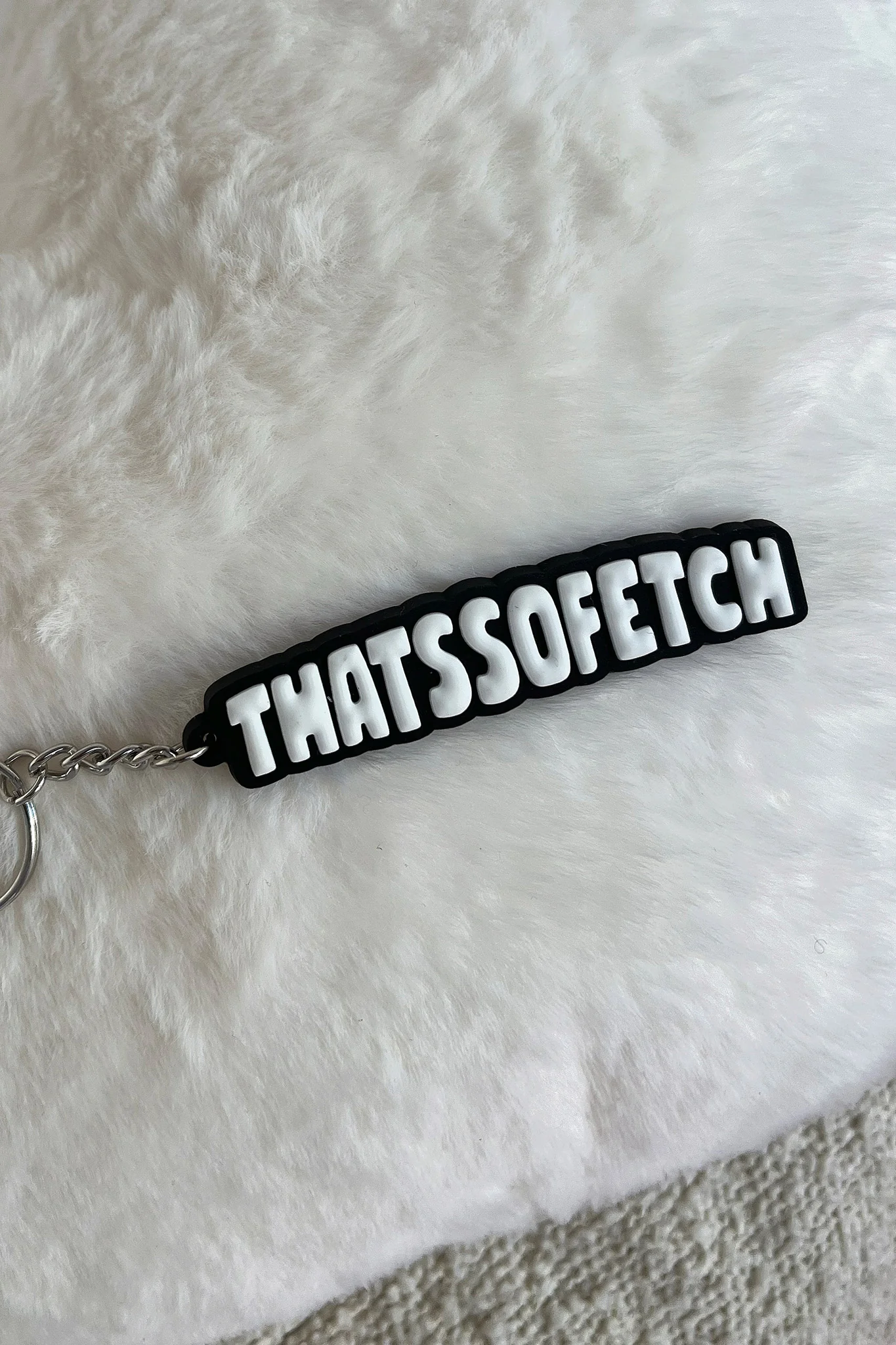 Rowan Keychain - Black/White - XNAUWBI