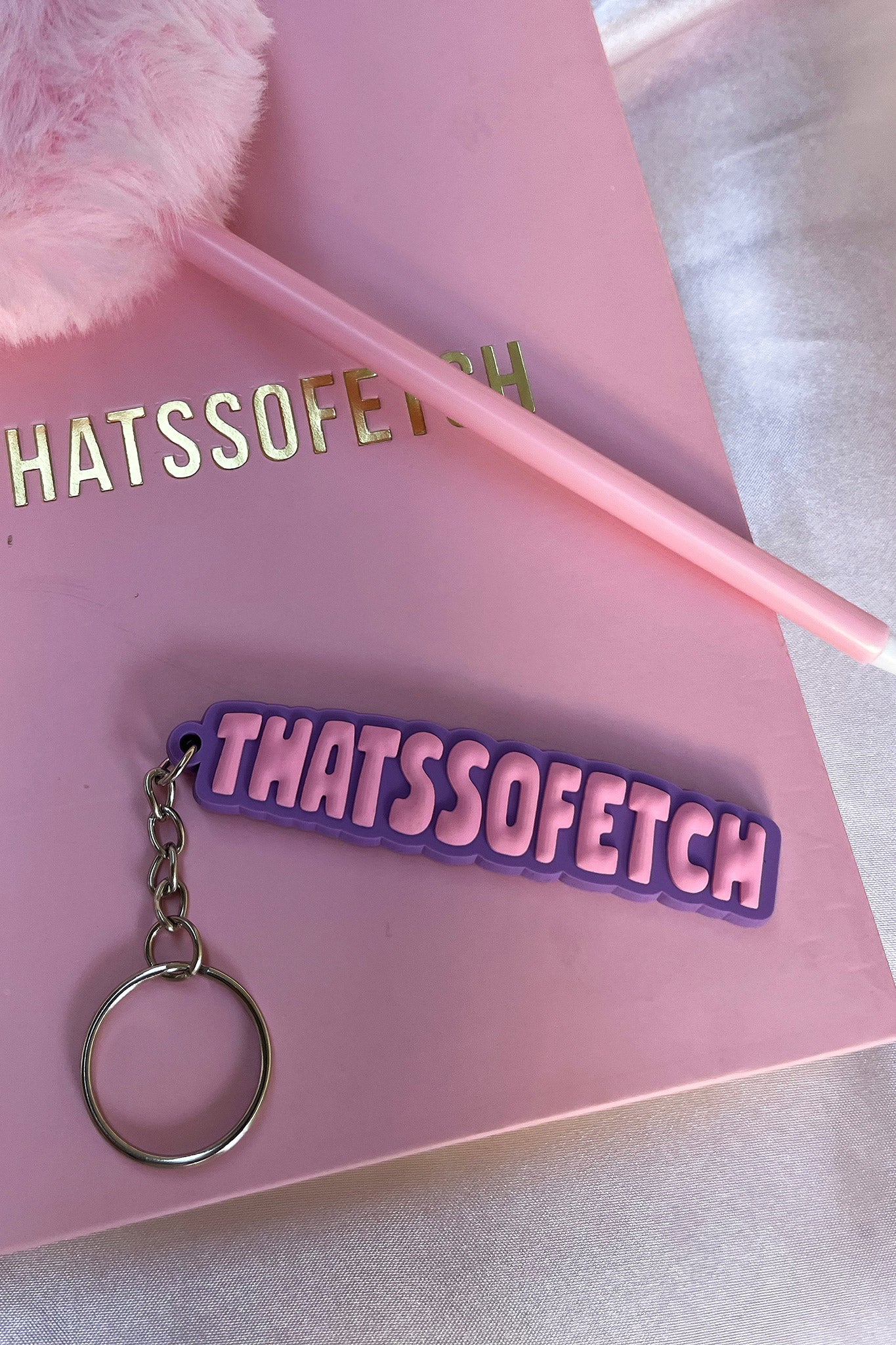 Rowan Keychain - Purple/Pink - XNAUWBI