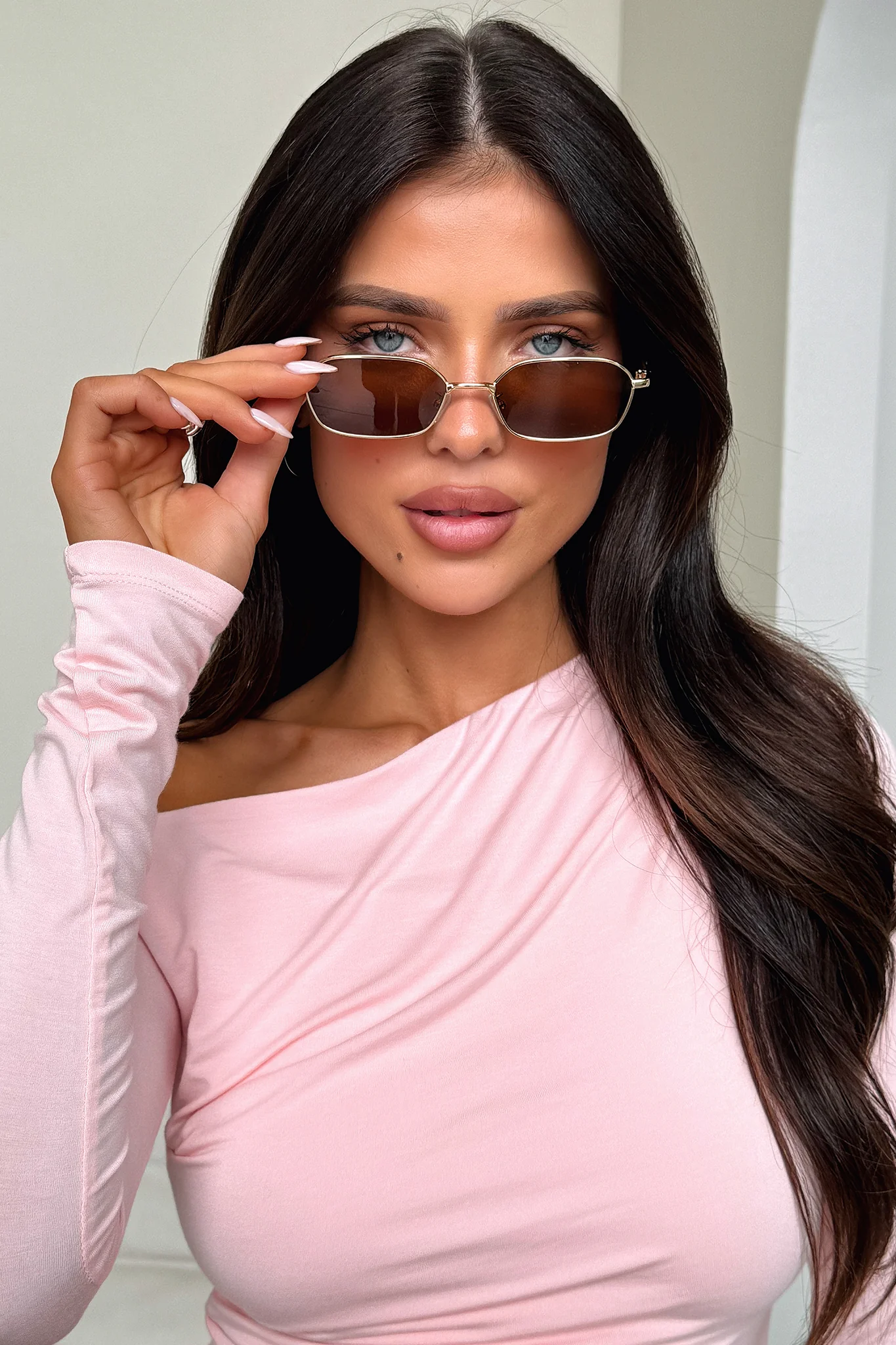 Rhys Sunglasses - Gold/Brown - XNAUWBI