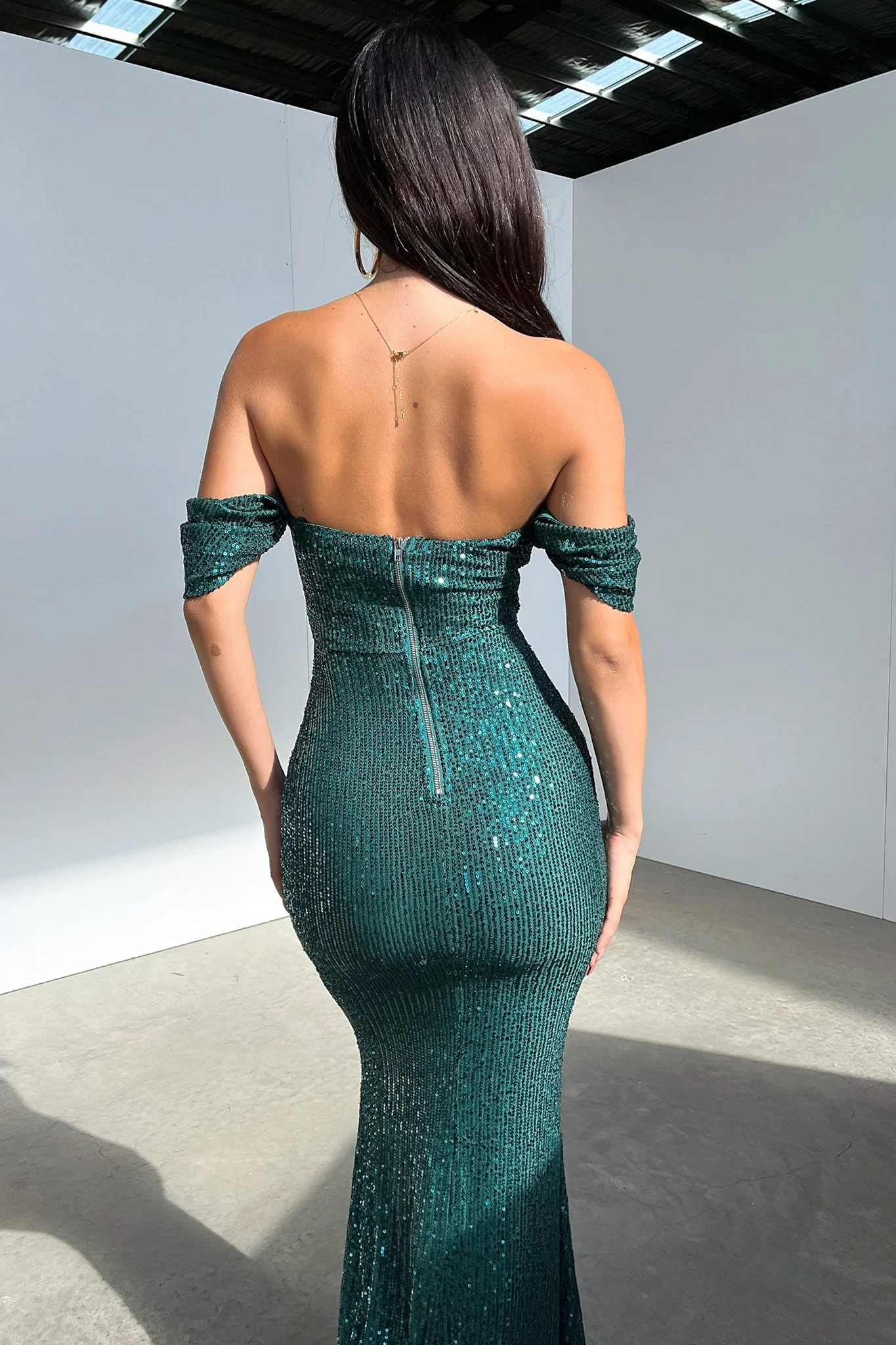 Nara Maxi Dress - Emerald - XNAUWBI
