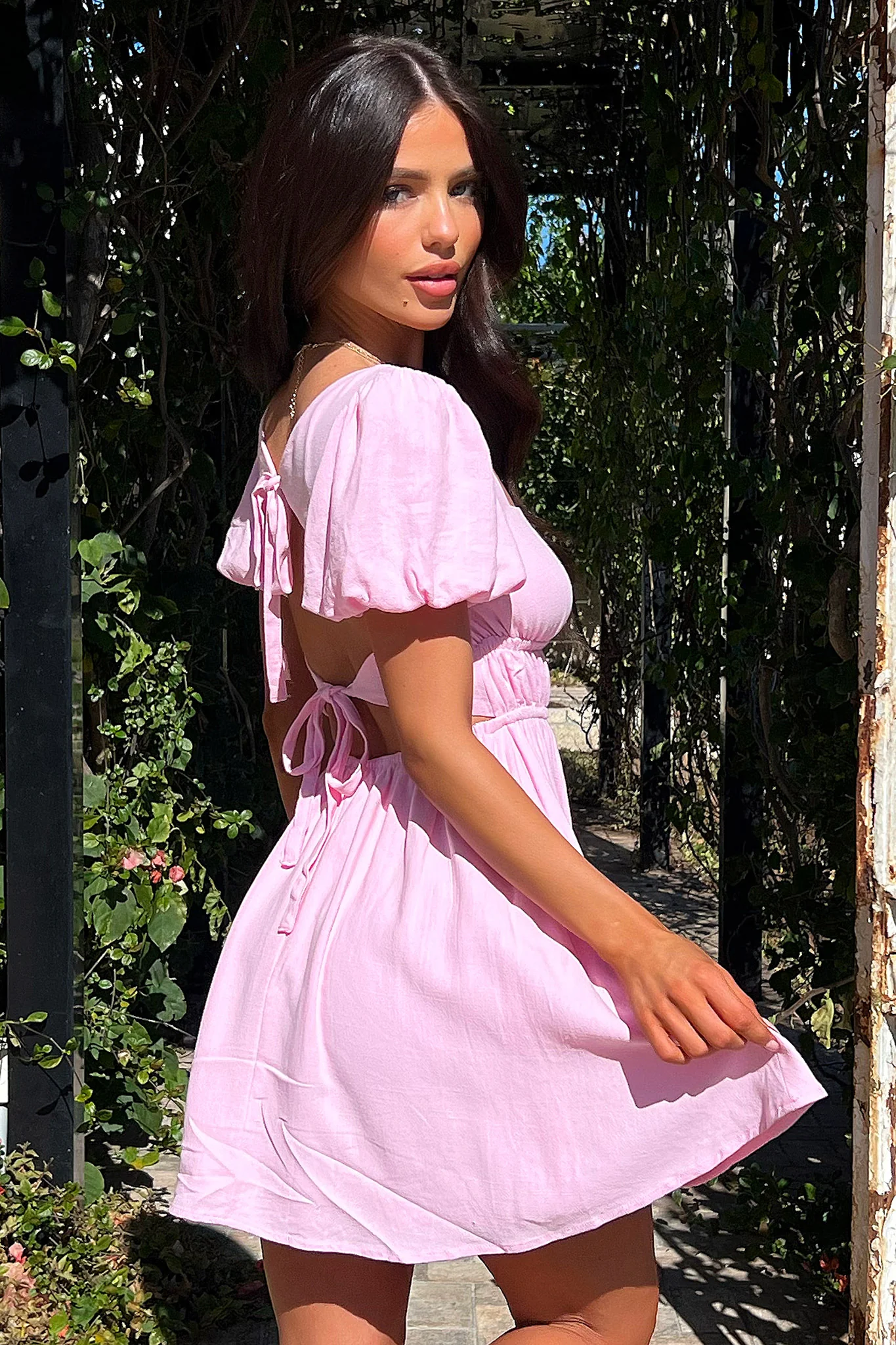 Whitney Dress - Pink - XNAUWBI