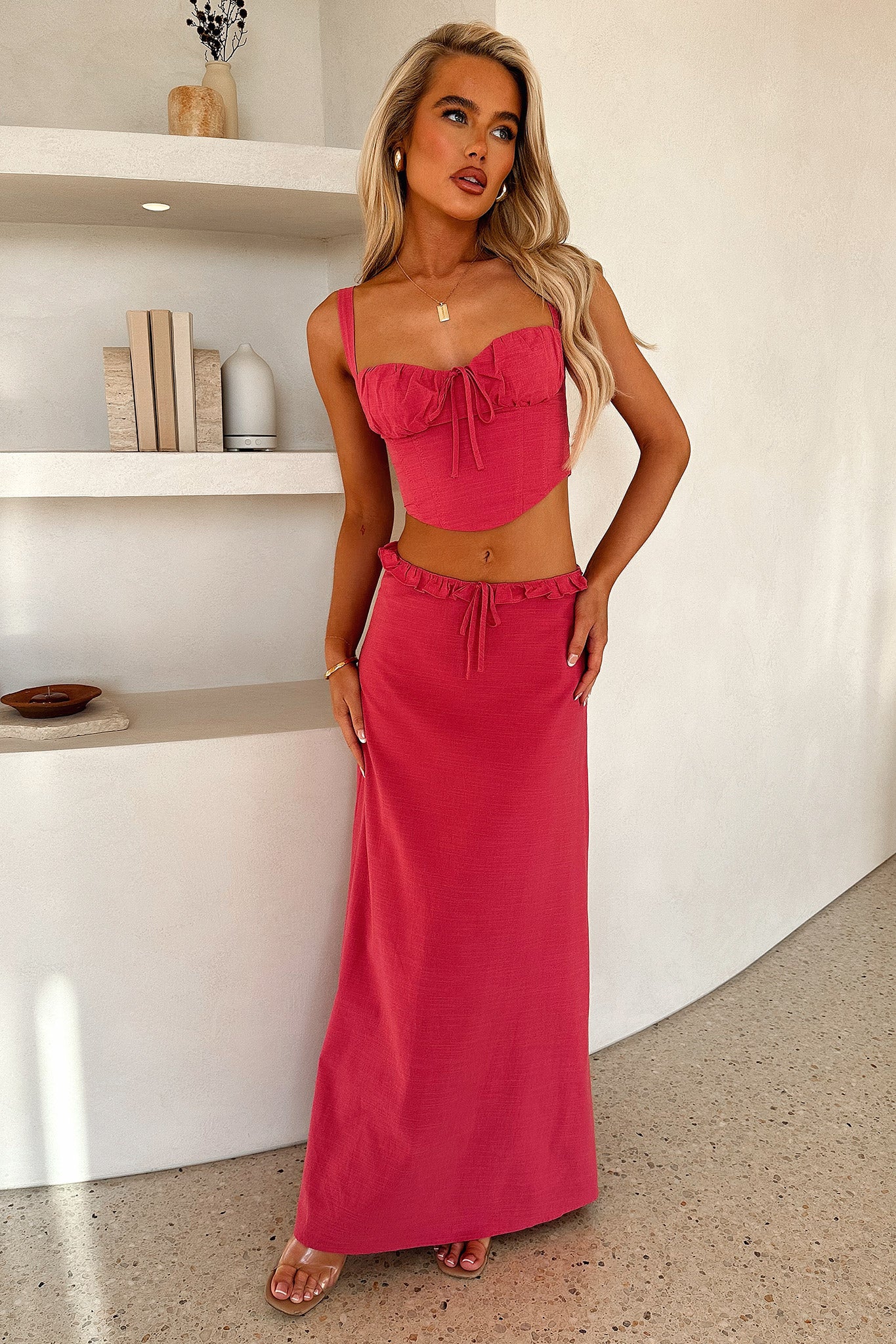 Nakia Top - Pink - XNAUWBI