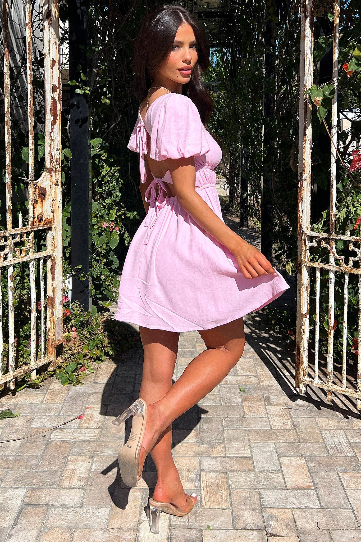 Whitney Dress - Pink - XNAUWBI