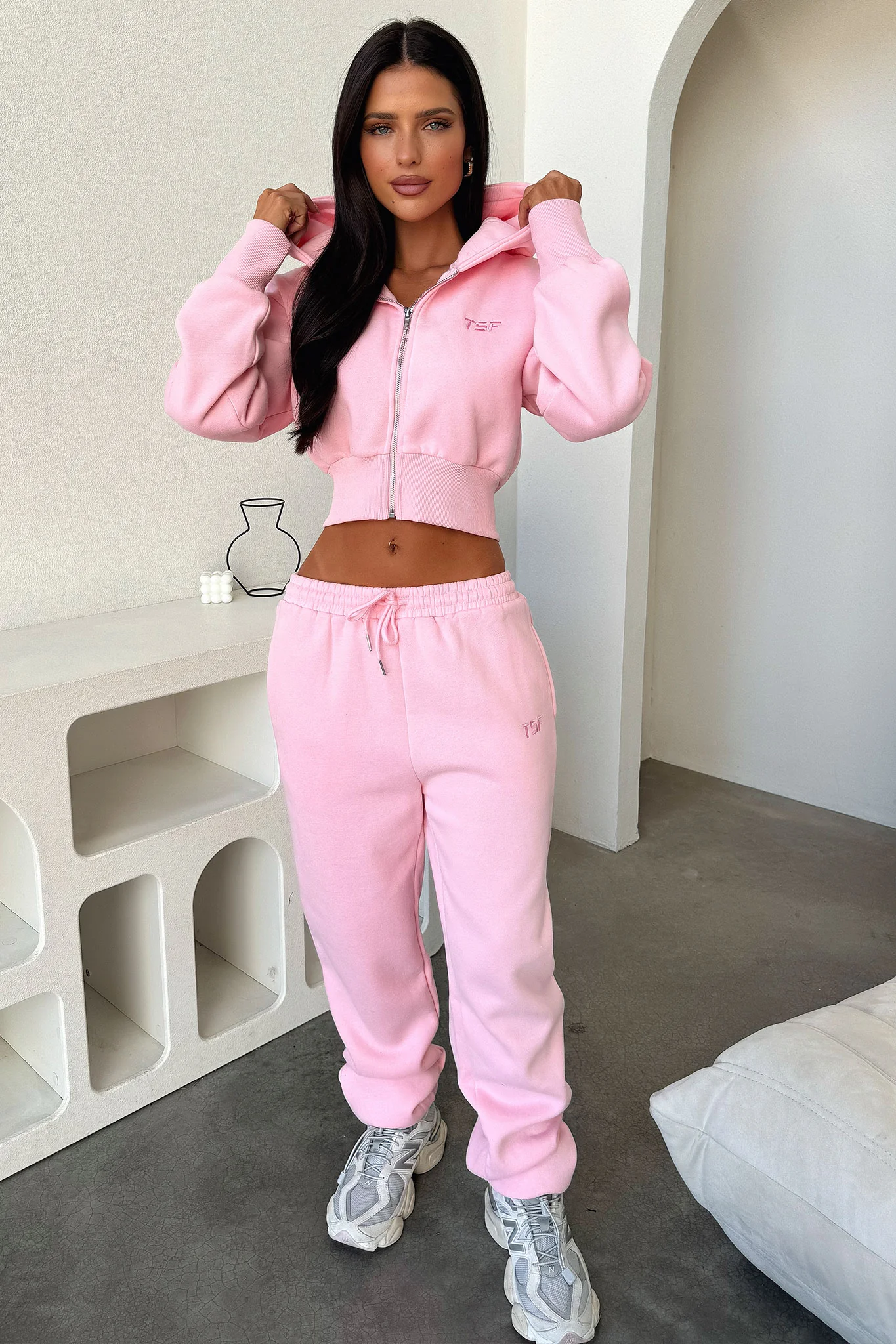 Kaztek Cropped Jacket - Pink - XNAUWBI