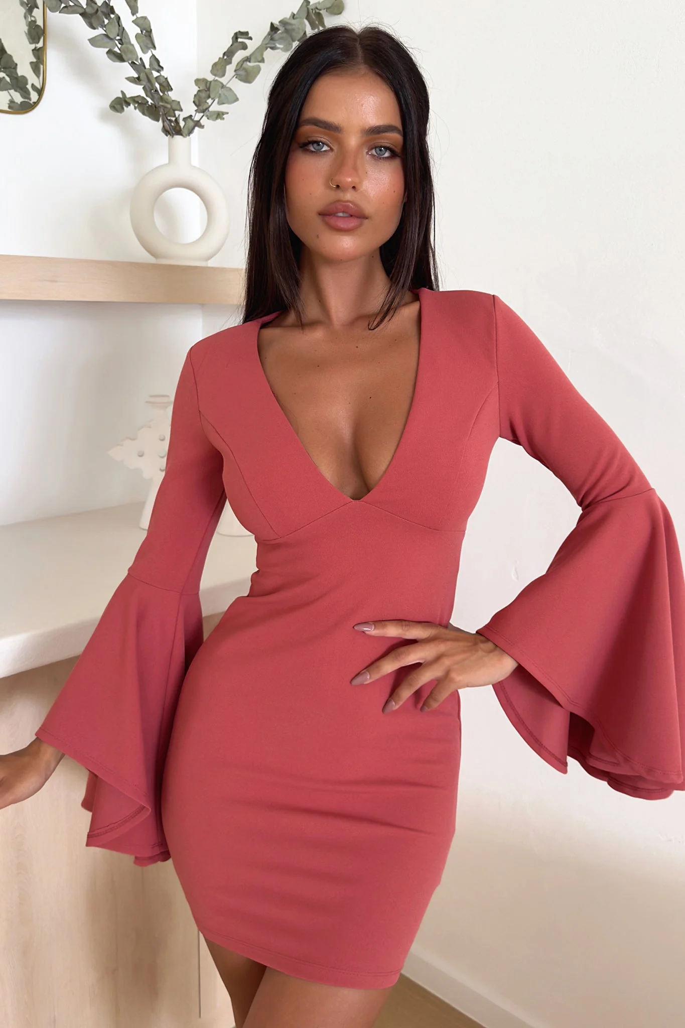 Constance Dress - Plum - XNAUWBI