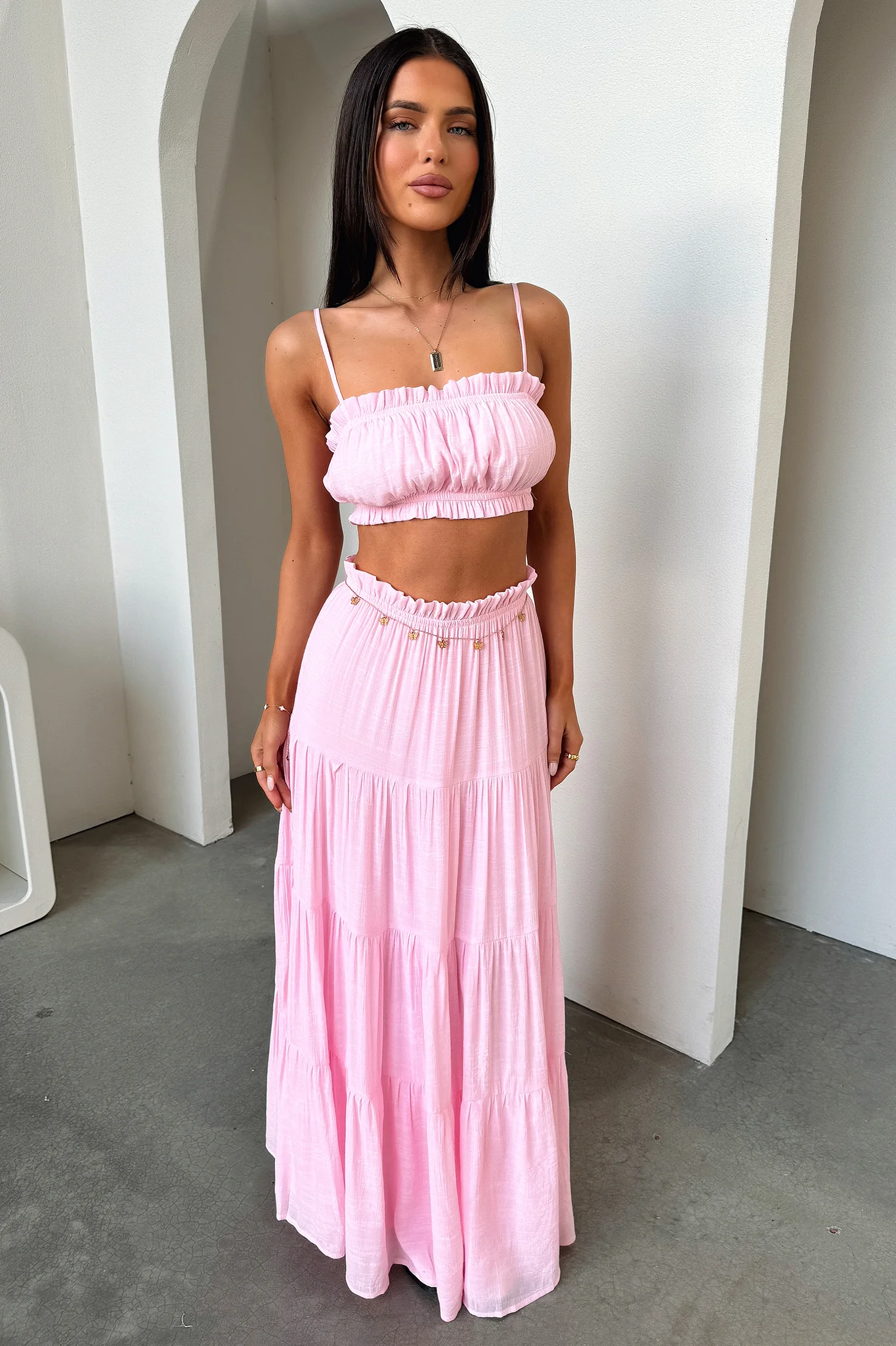 Selina Crop - Baby Pink - XNAUWBI