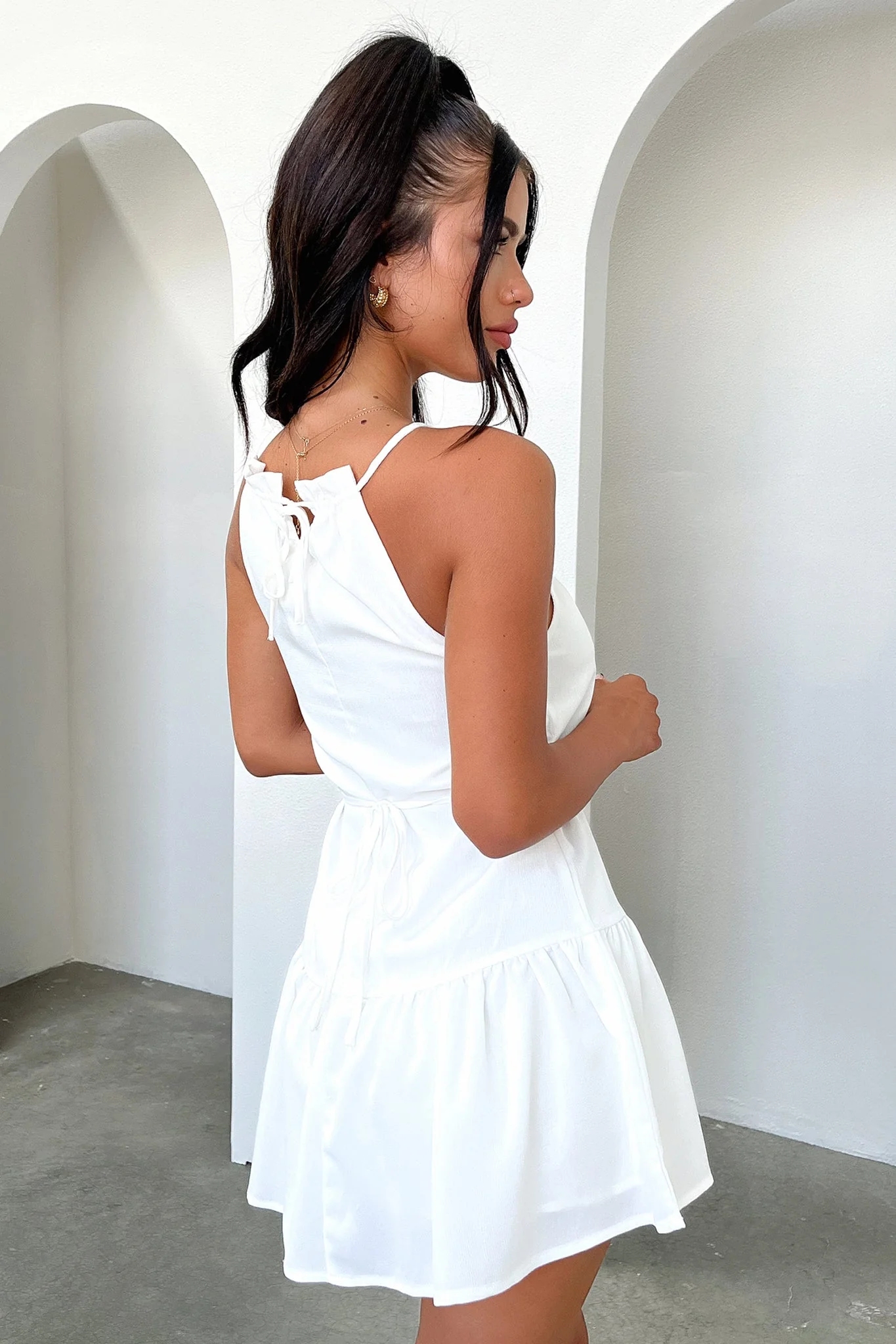 Lyra Dress - White - XNAUWBI