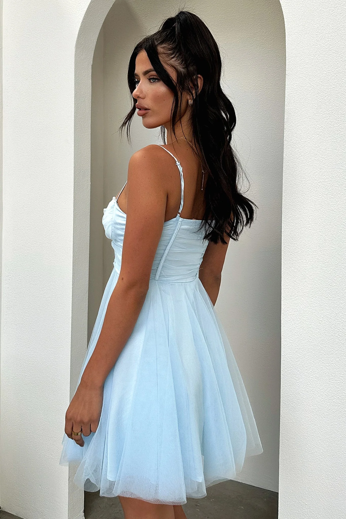 Emilia Dress - Blue - XNAUWBI