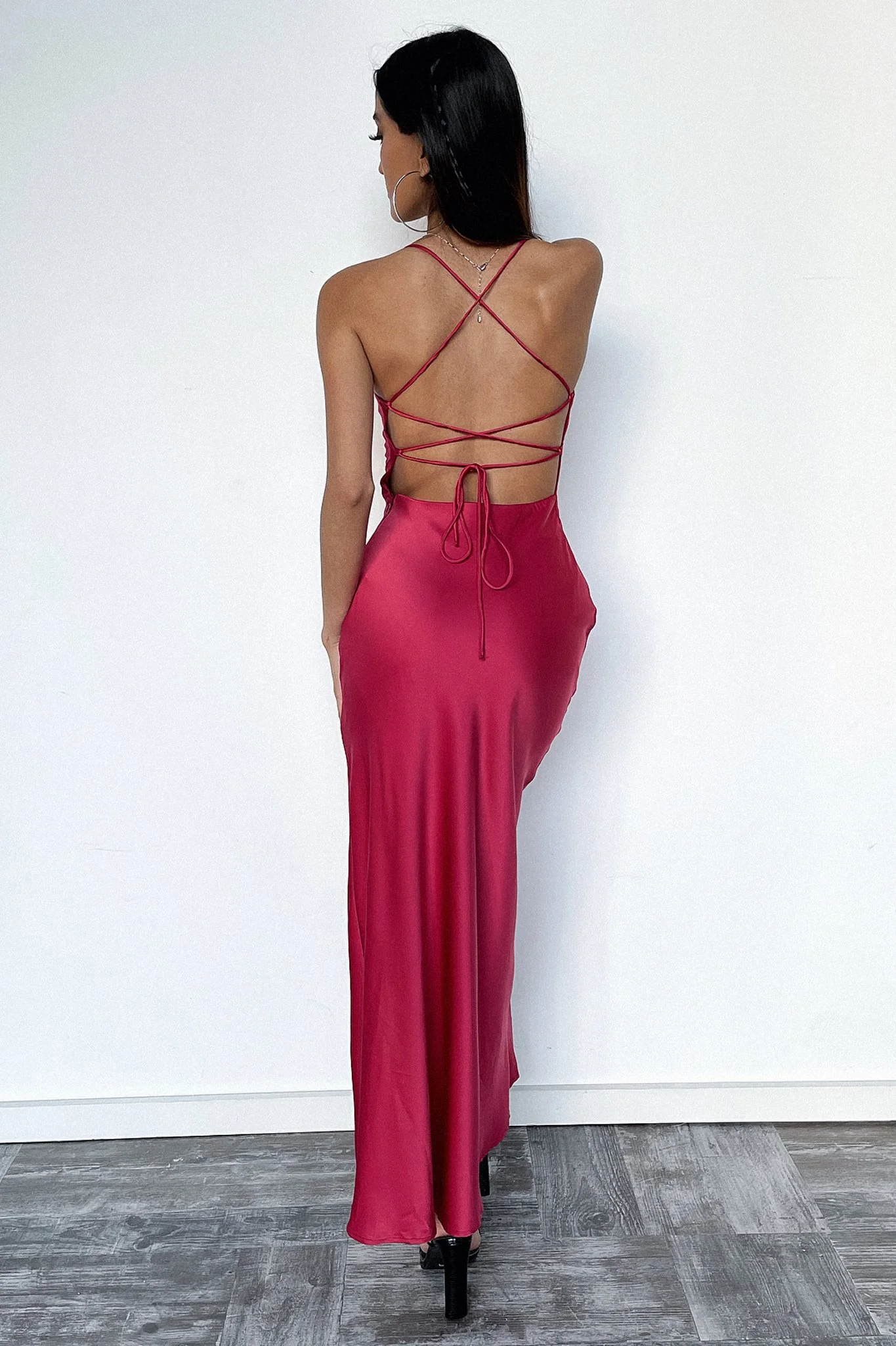 Olivia Maxi dress - Red - XNAUWBI