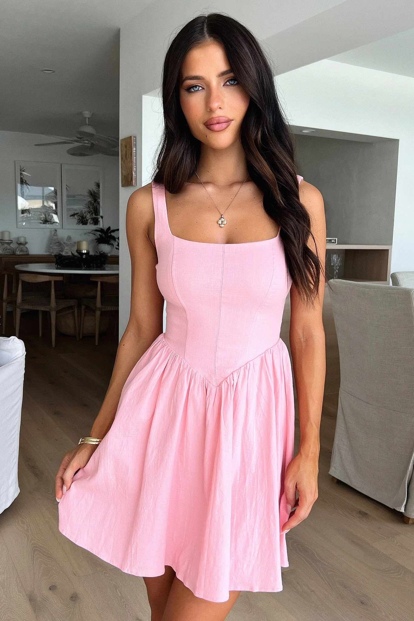 Calvery Dress - Pink - XNAUWBI