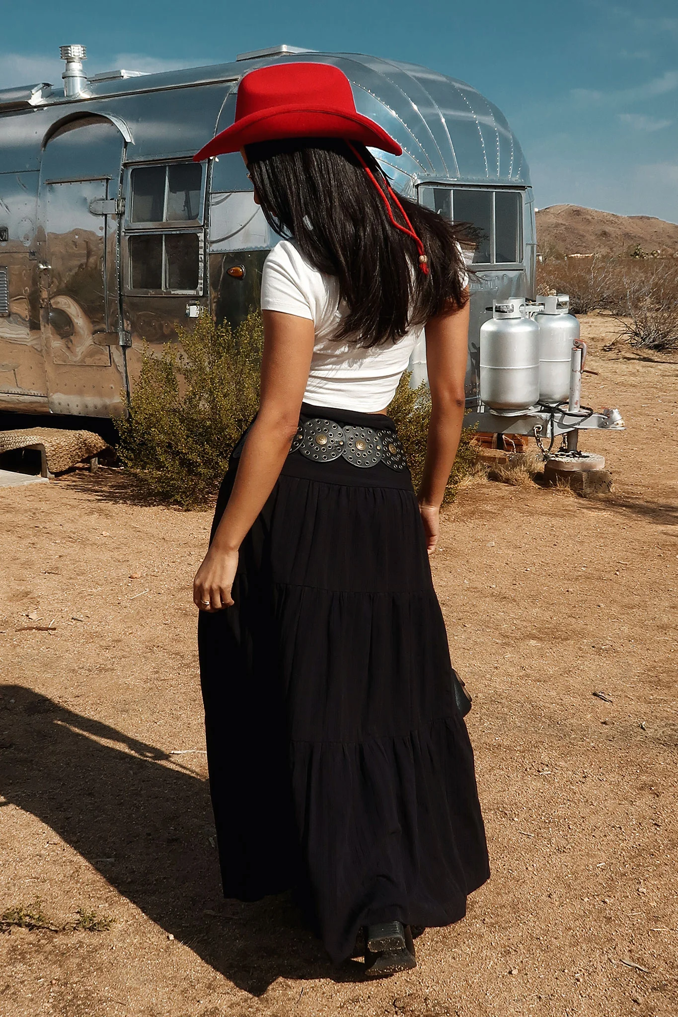 Breeze Maxi Skirt - Black - XNAUWBI