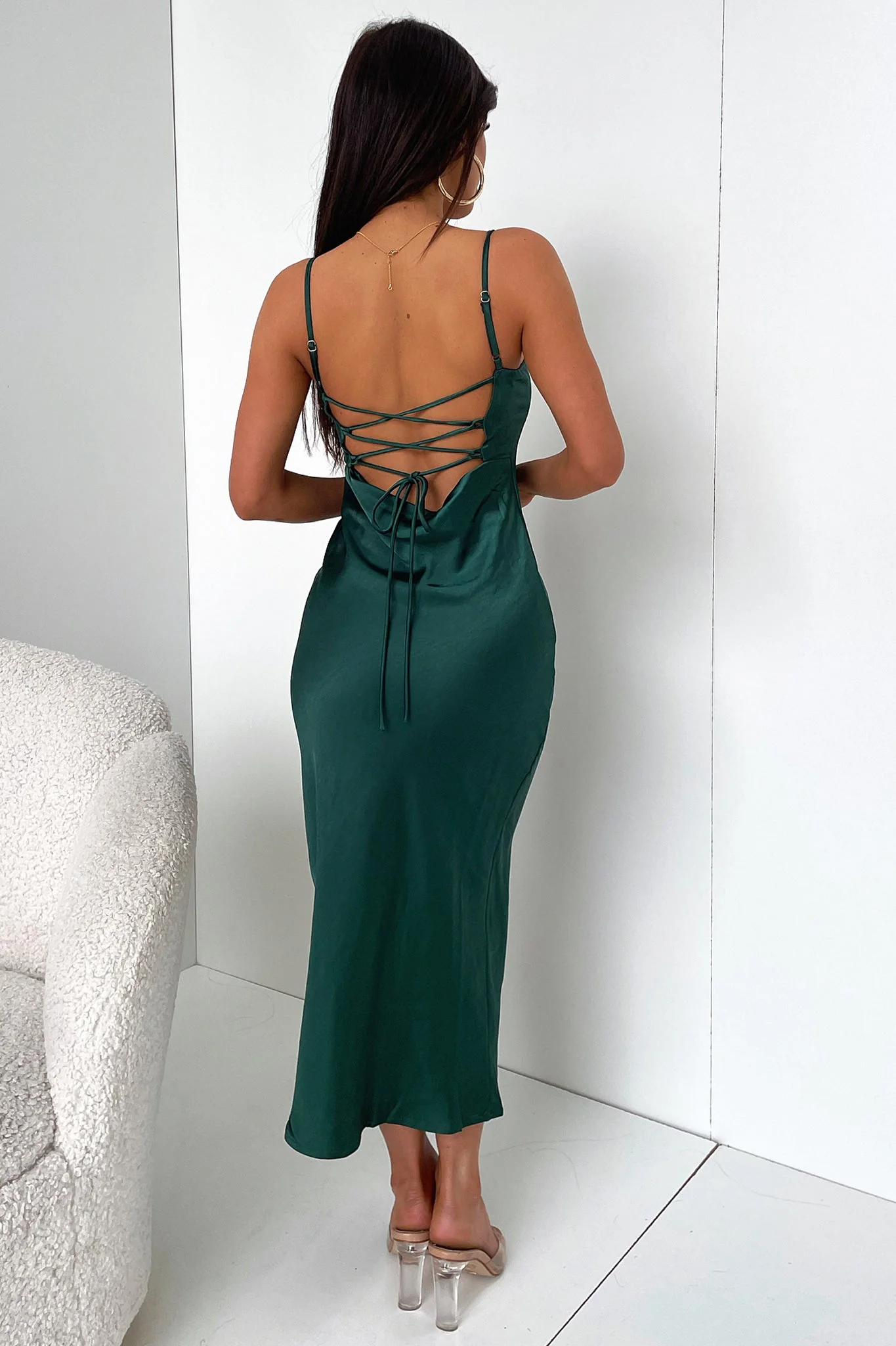 Midnight Dress - Emerald - XNAUWBI