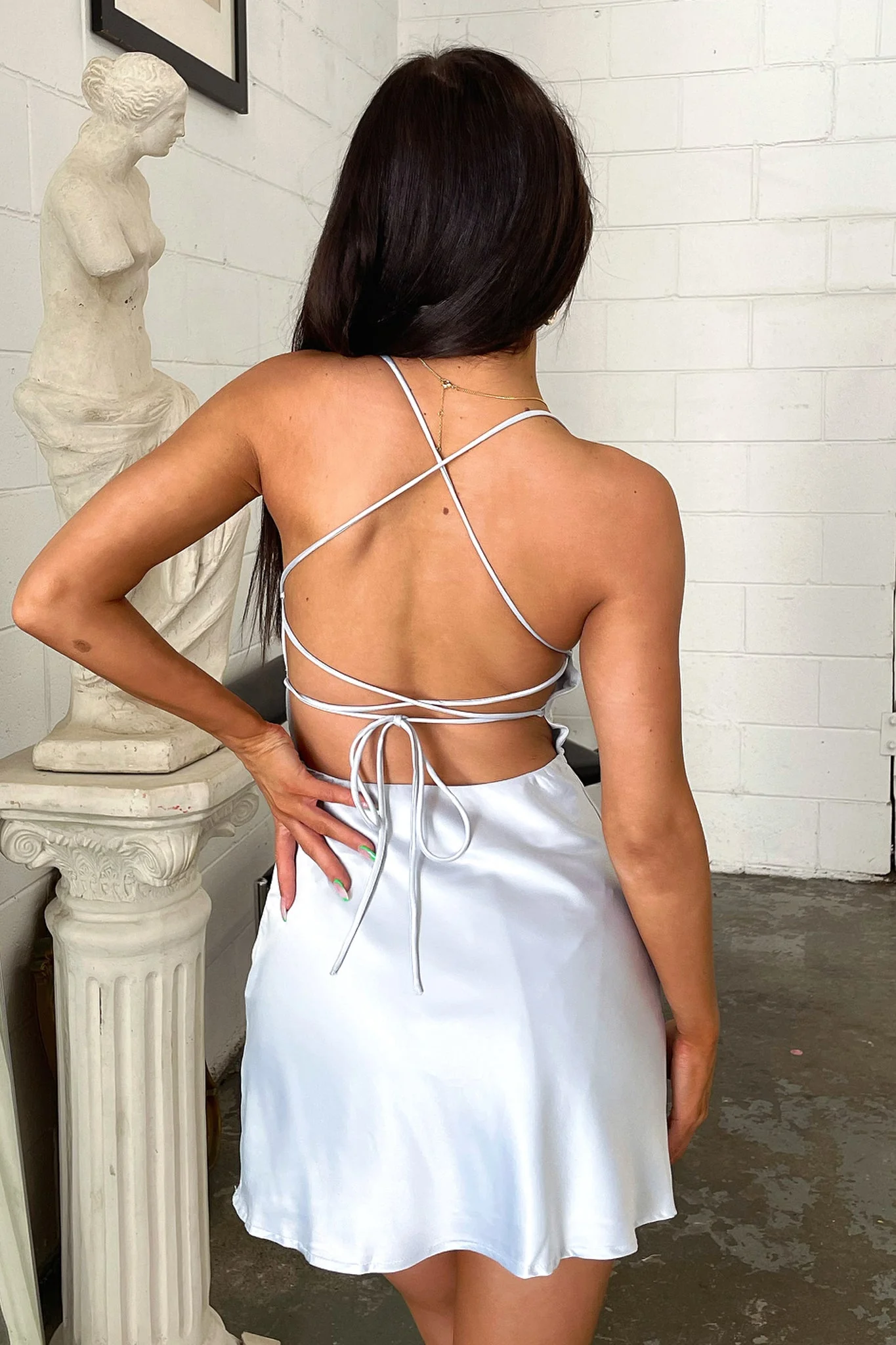 Olivia Dress - Pale Blue - XNAUWBI