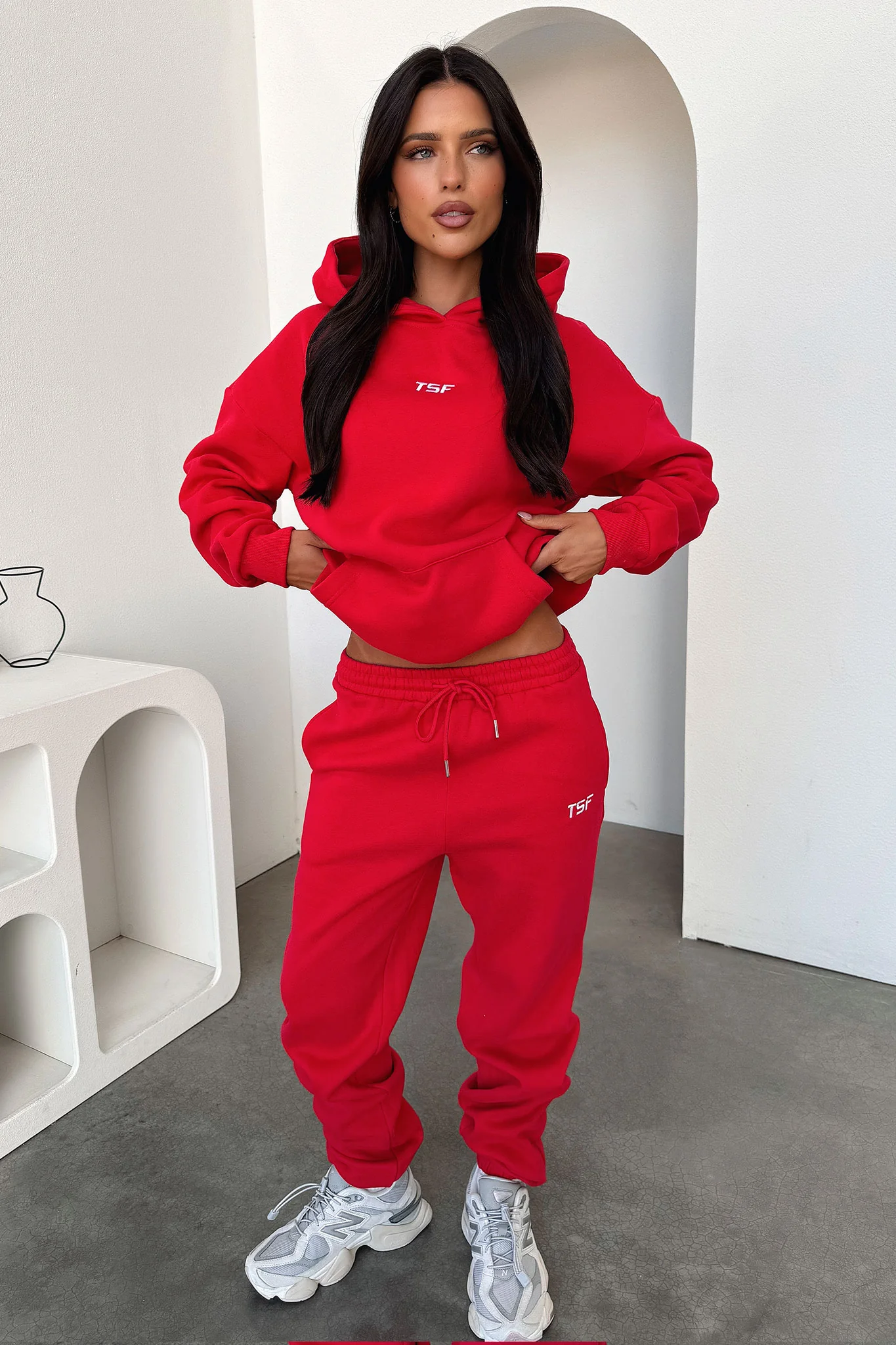 Kaztek Hoodie - Red - XNAUWBI